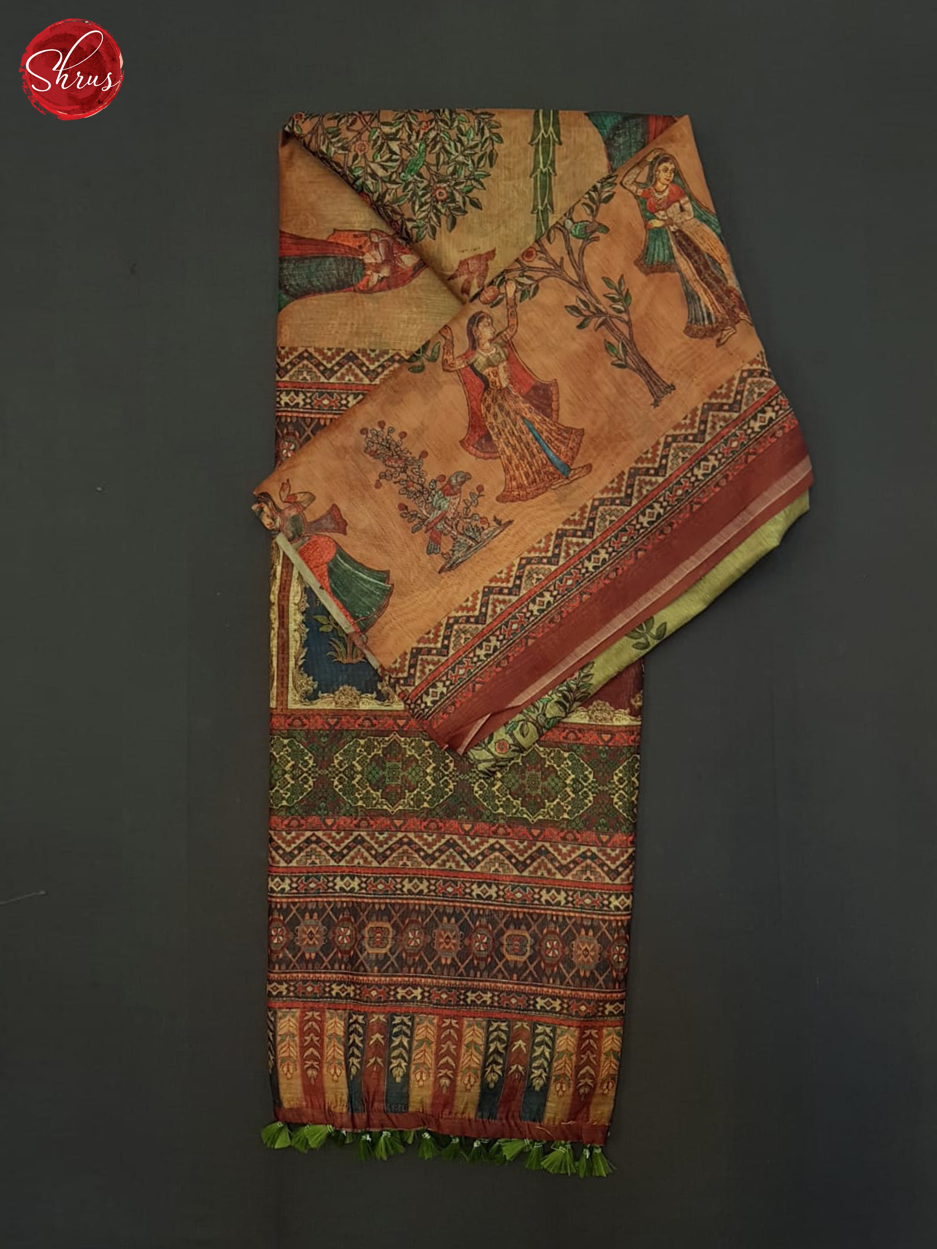 BJS18608 - Semi Chanderi Saree - Shop on ShrusEternity.com