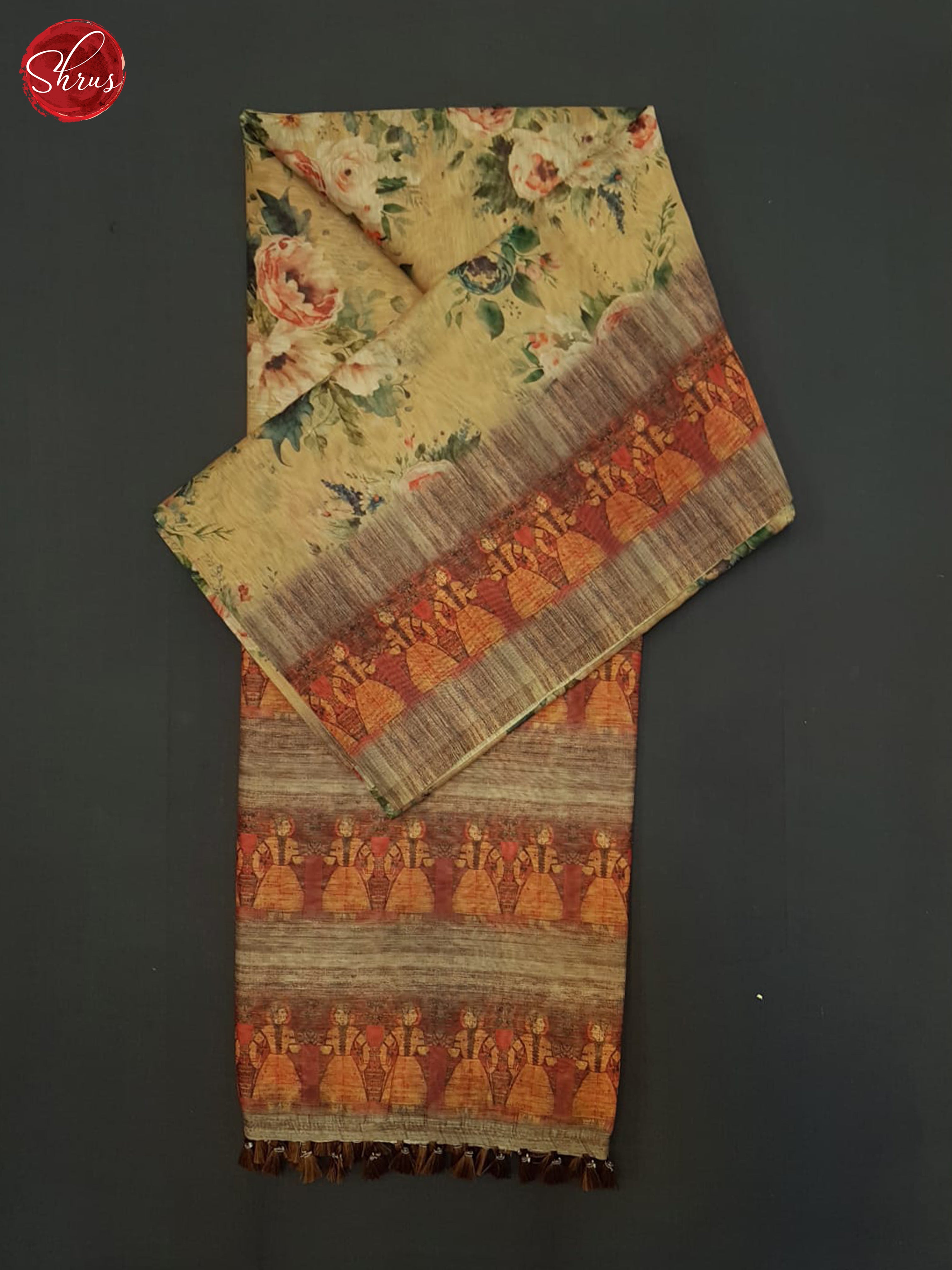 BJS18615 - Semi Chanderi Saree - Shop on ShrusEternity.com