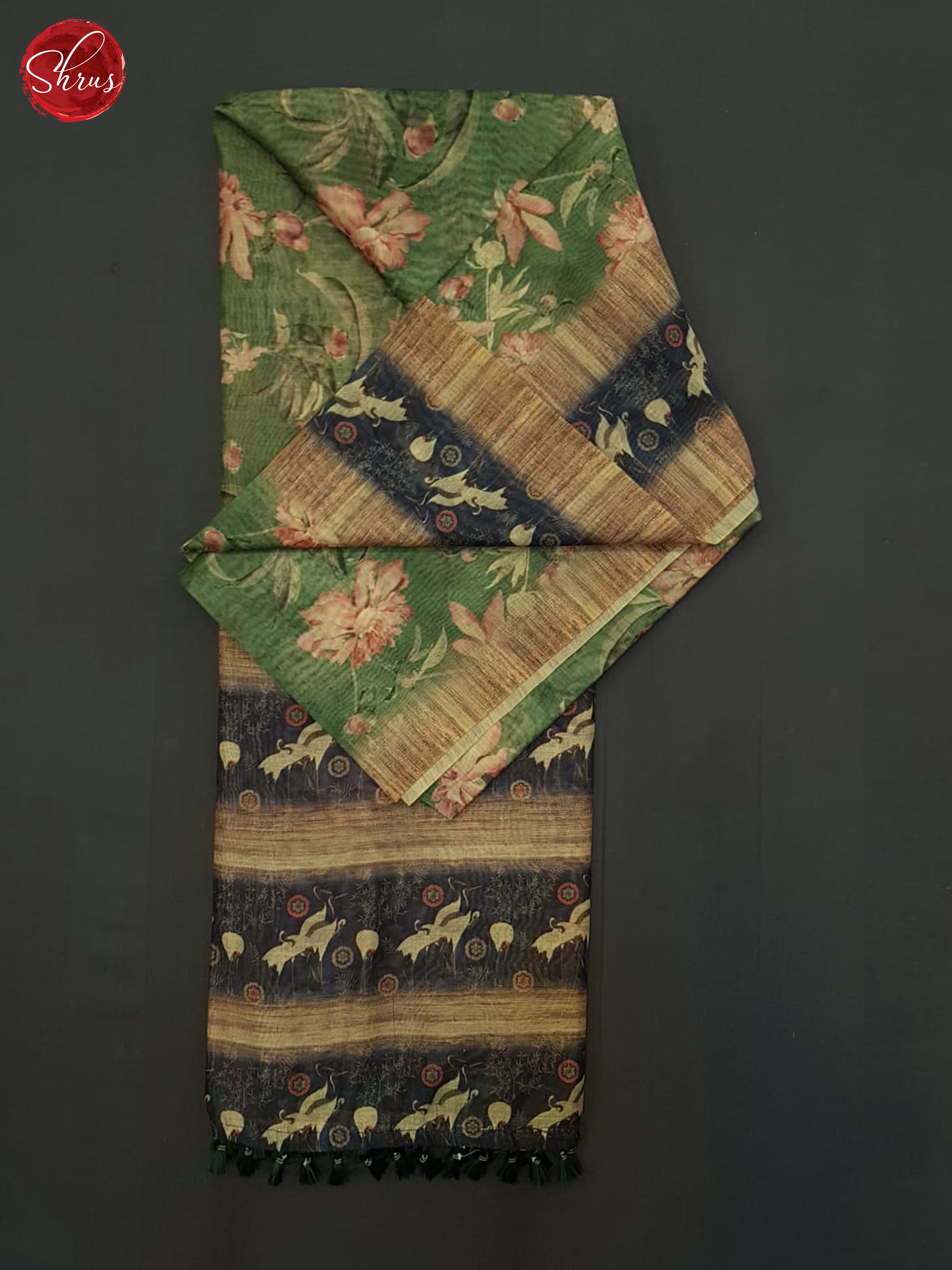 BJS18620 - Semi Chanderi Saree - Shop on ShrusEternity.com