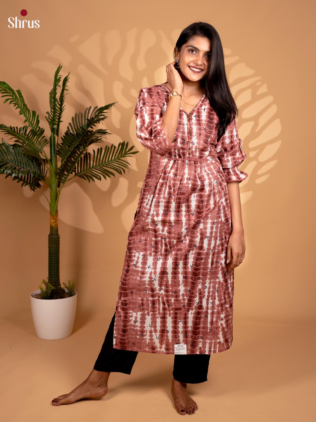 Brown- Readymade Kurti