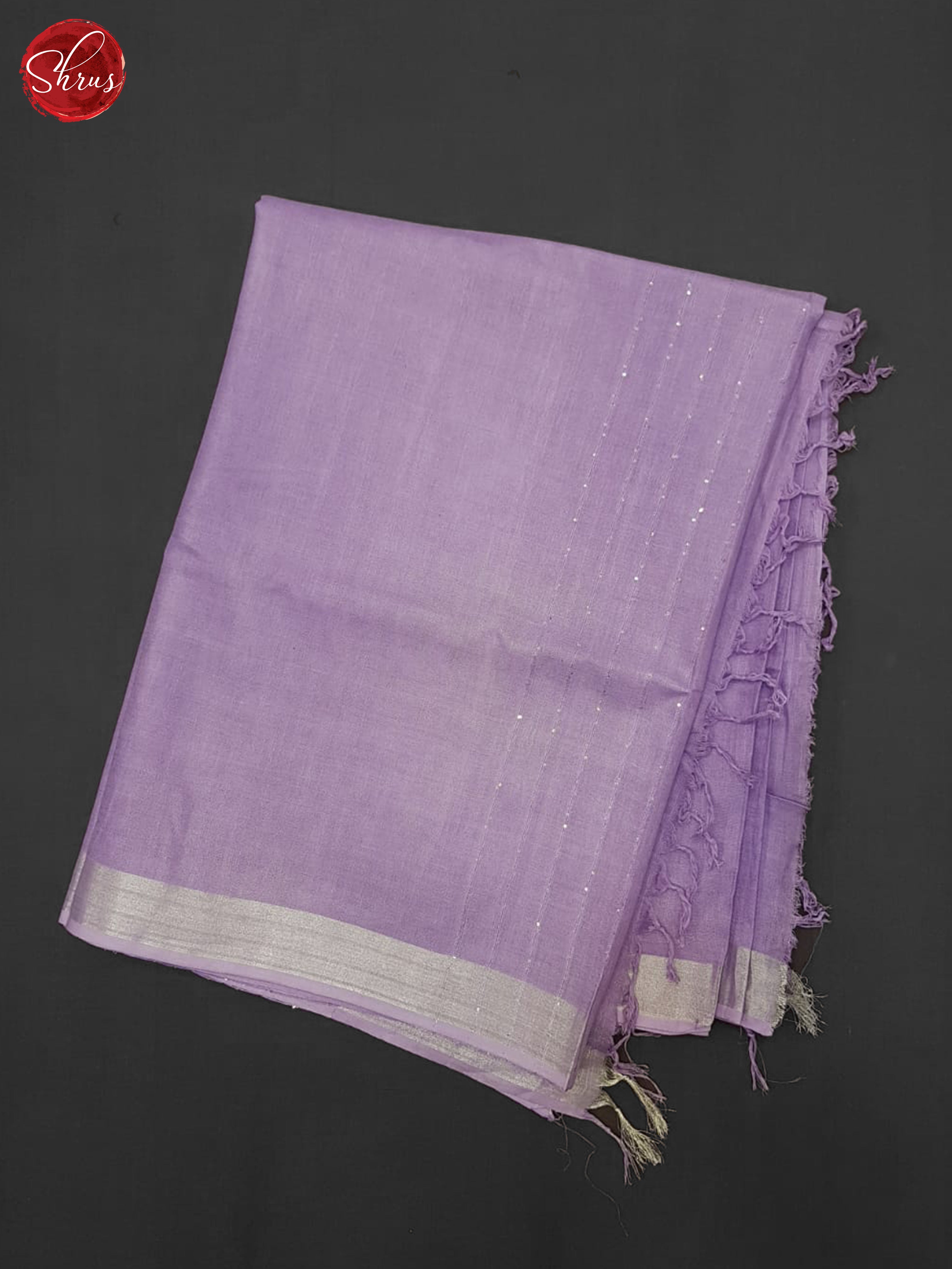 Lavender(single tone) - Linen Cotton Saree - Shop on ShrusEternity.com