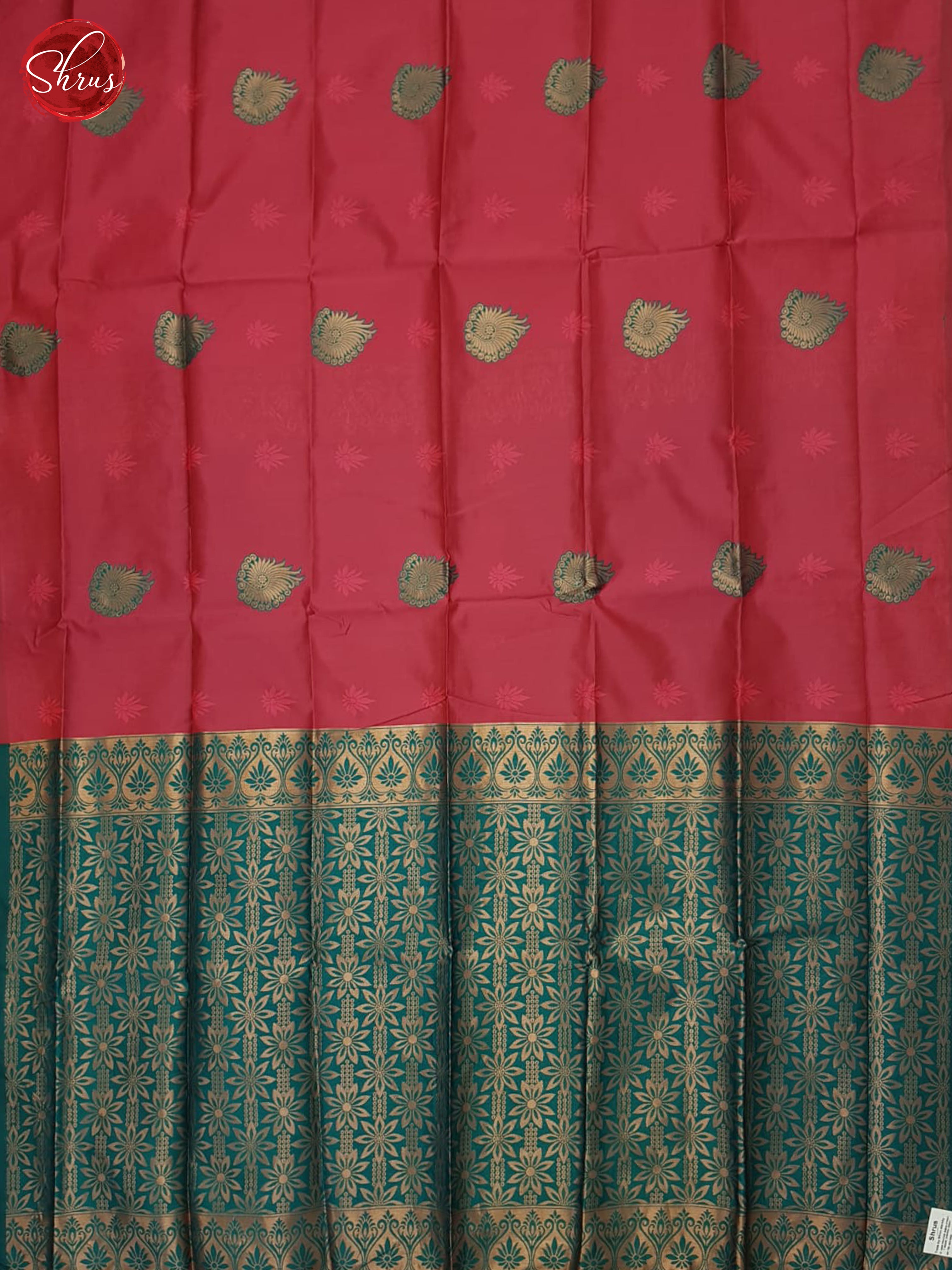 pink and green- Semi Soft Silk saree - Shop on ShrusEternity.com