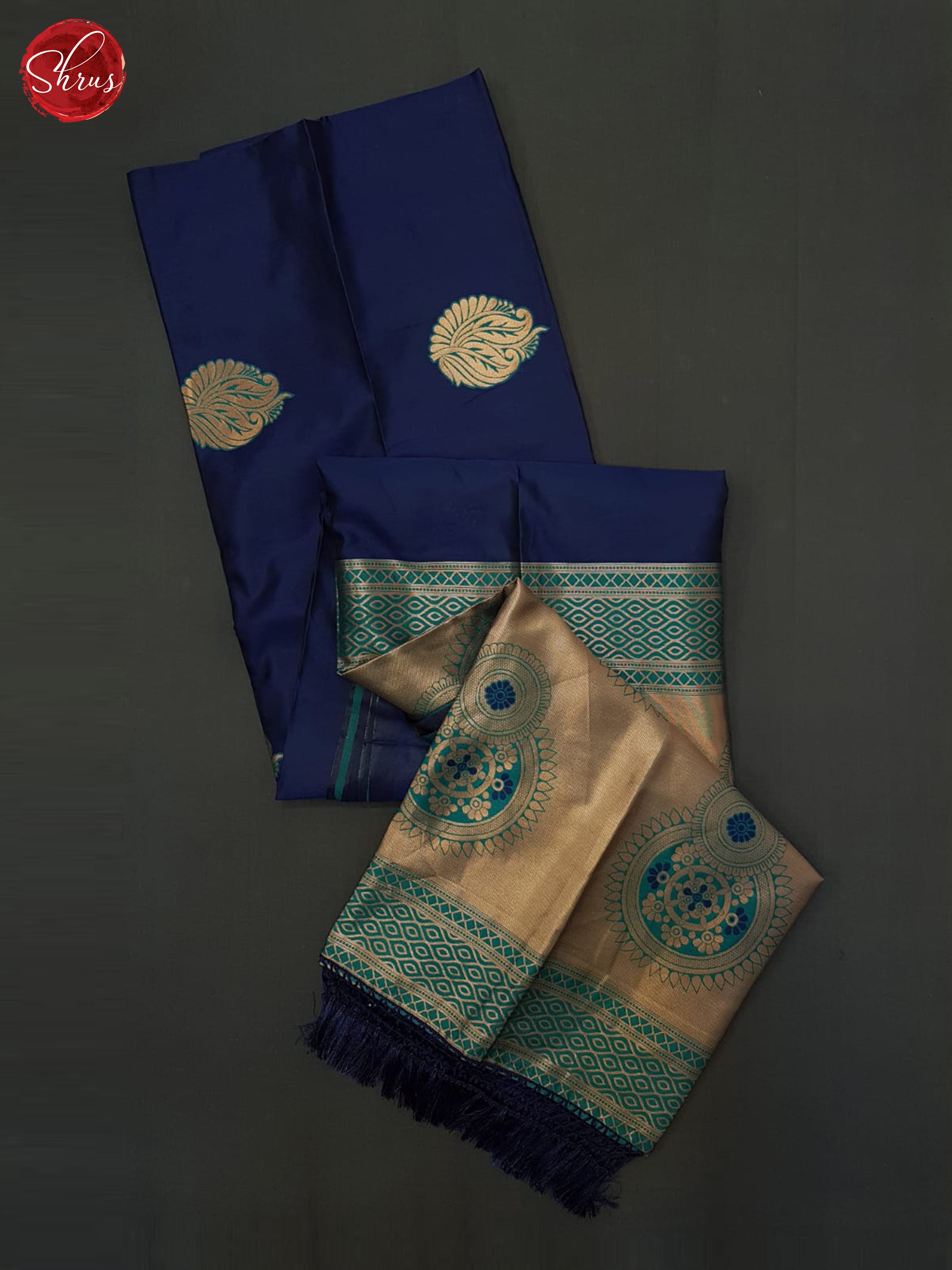 blue & Green - Semi Soft Silk Saree - Shop on ShrusEternity.com