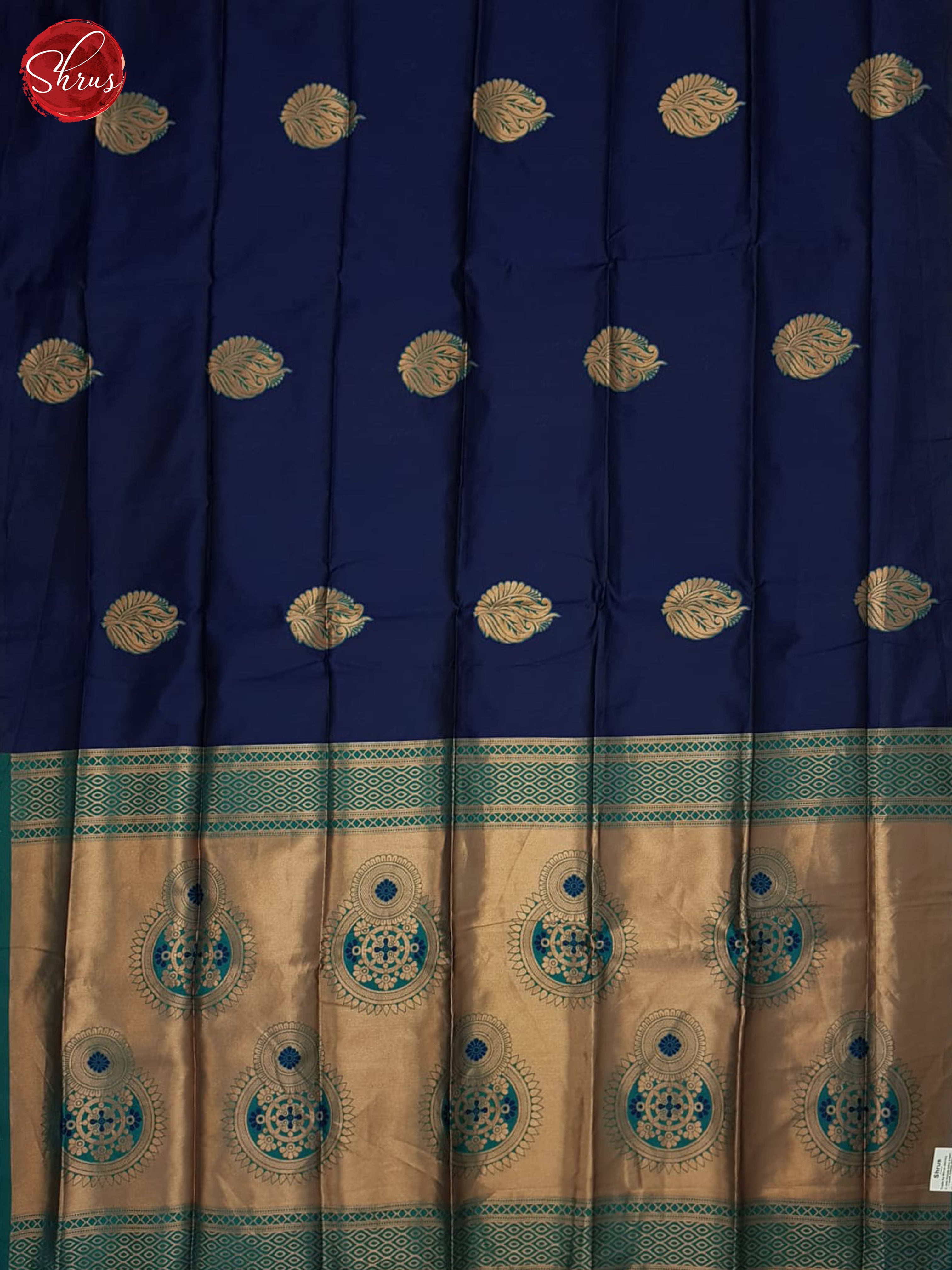 blue & Green - Semi Soft Silk Saree - Shop on ShrusEternity.com