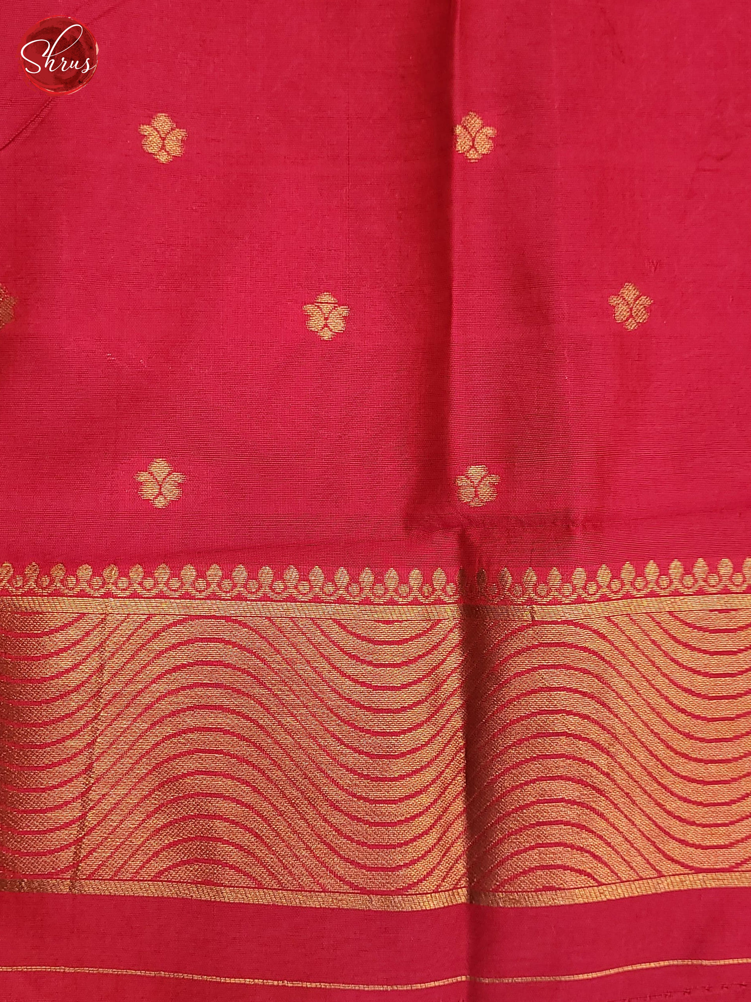 German blue  & Pink - Semi Soft Silk Saree - Shop on ShrusEternity.com