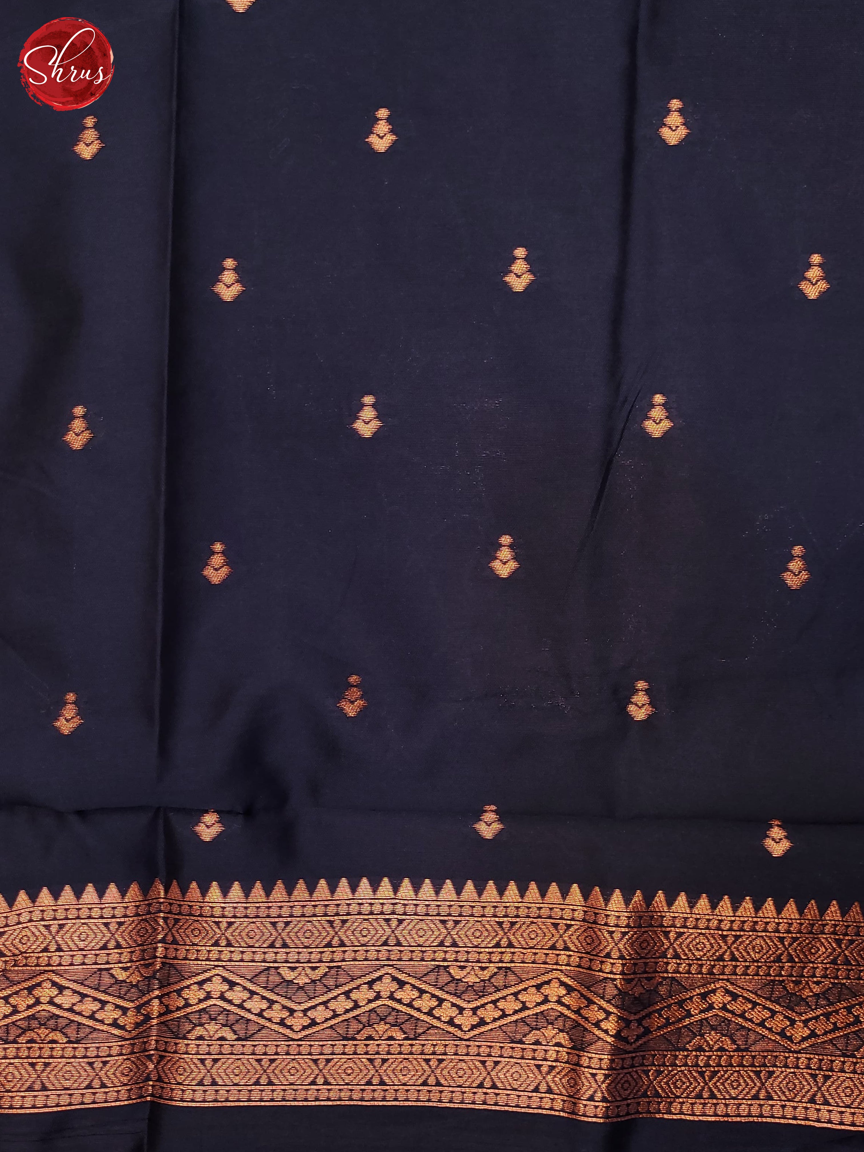 Pink and Navy blue- Semi Soft Silk Saree - Shop on ShrusEternity.com