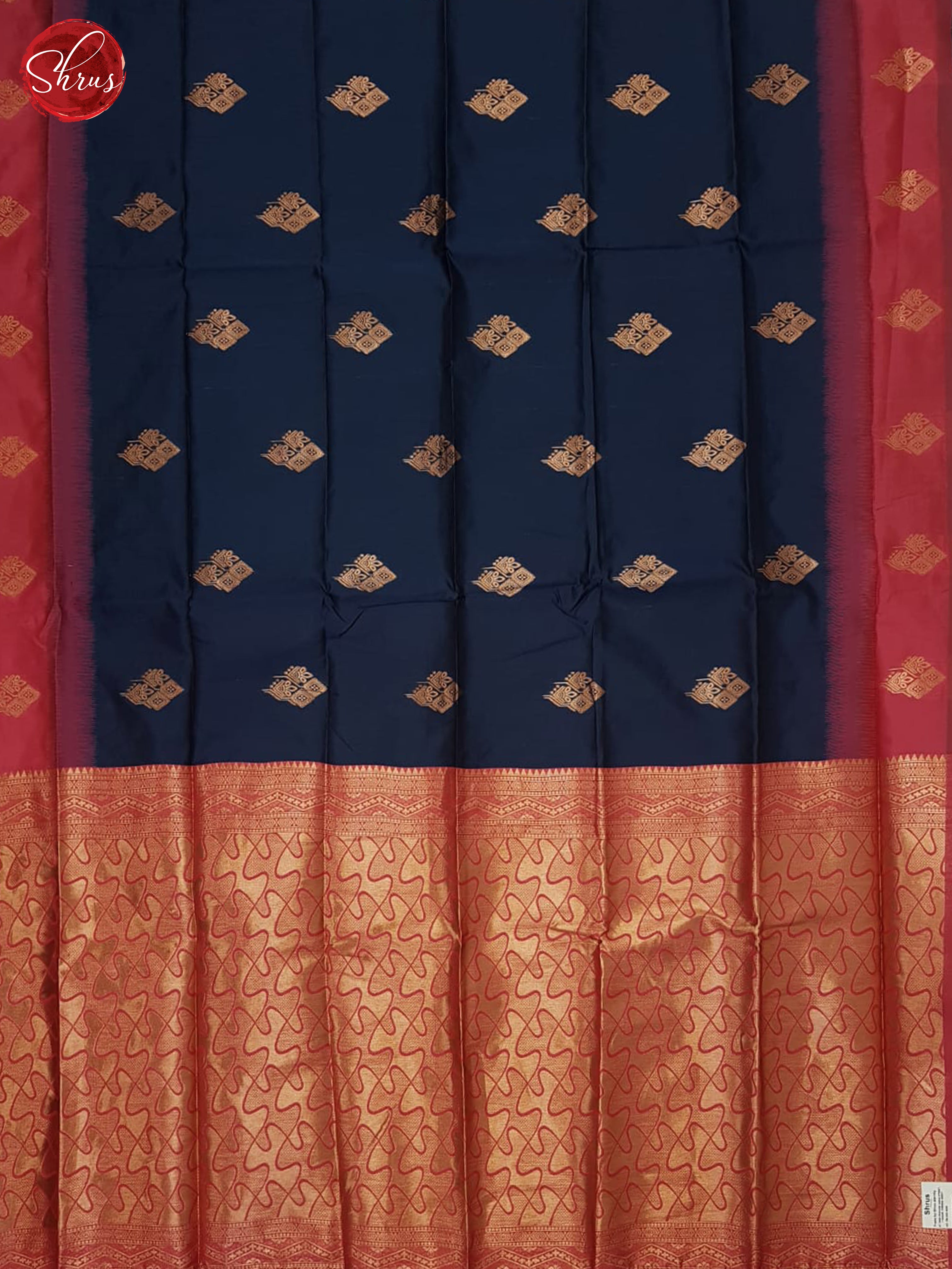 blue and pink - Semi Soft Silk Saree - Shop on ShrusEternity.com