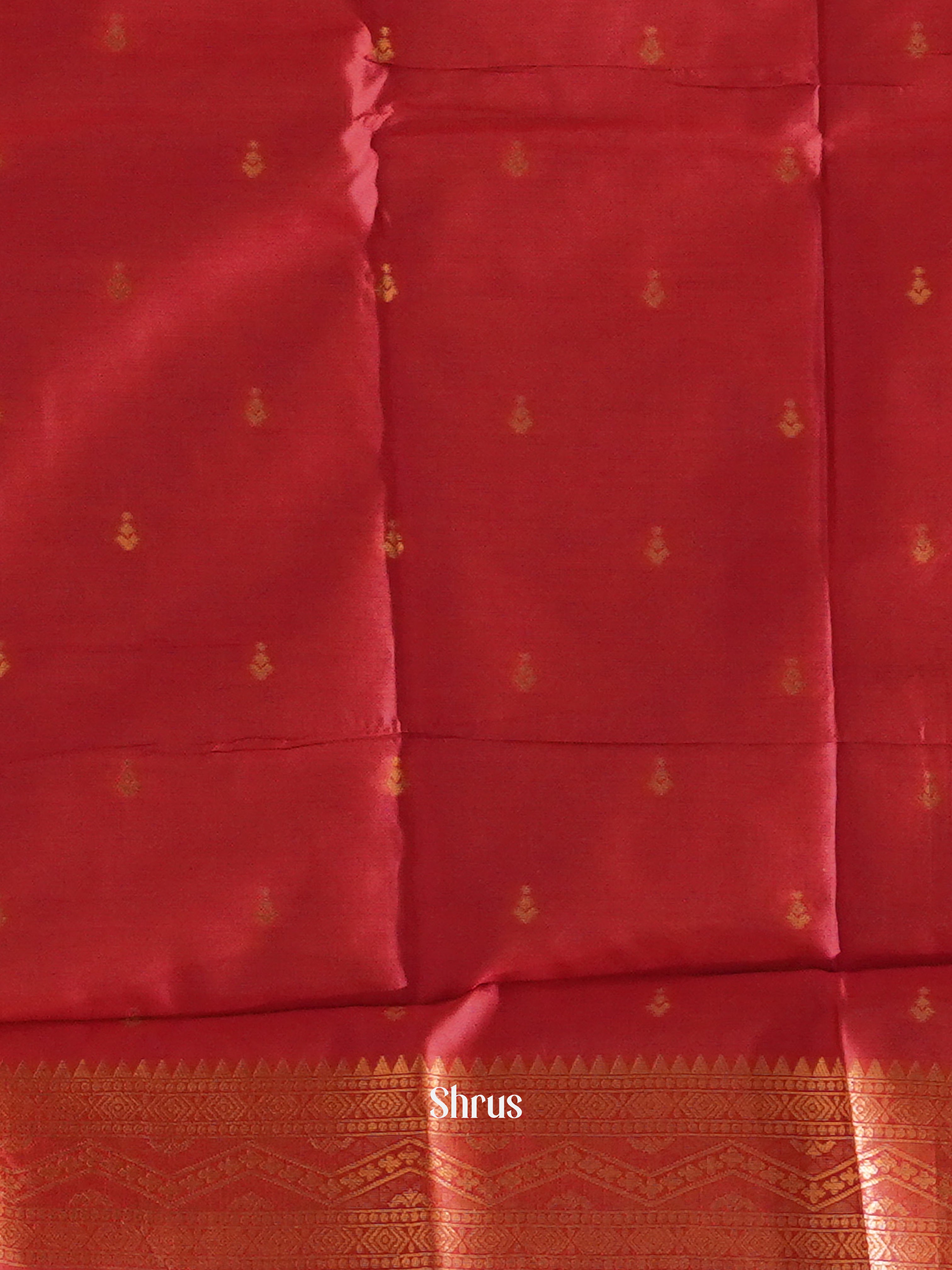 blue and pink - Semi Soft Silk Saree