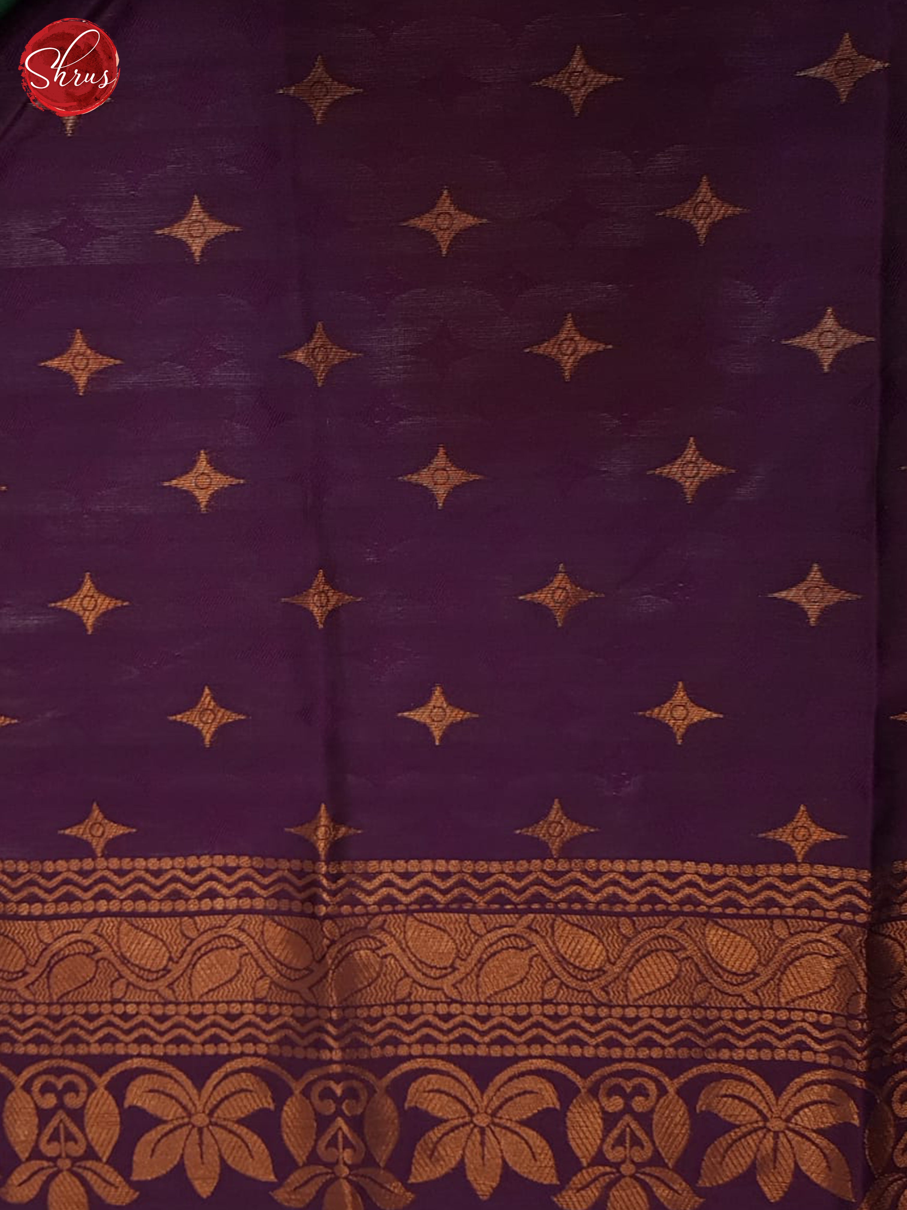 green and purule- Semi Soft Silk Saree - Shop on ShrusEternity.com