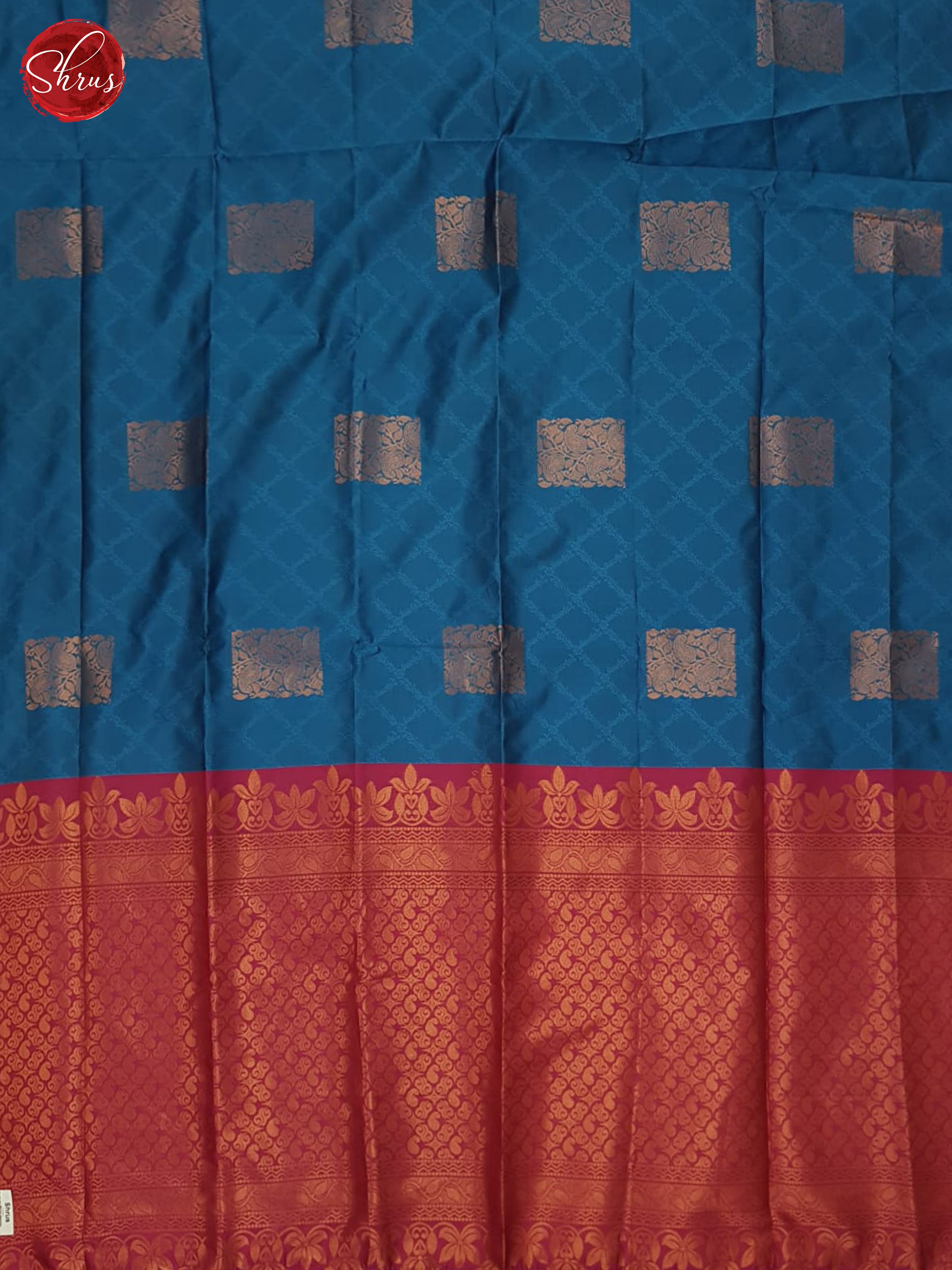 blue and pink -Semi Soft Silk Saree - Shop on ShrusEternity.com