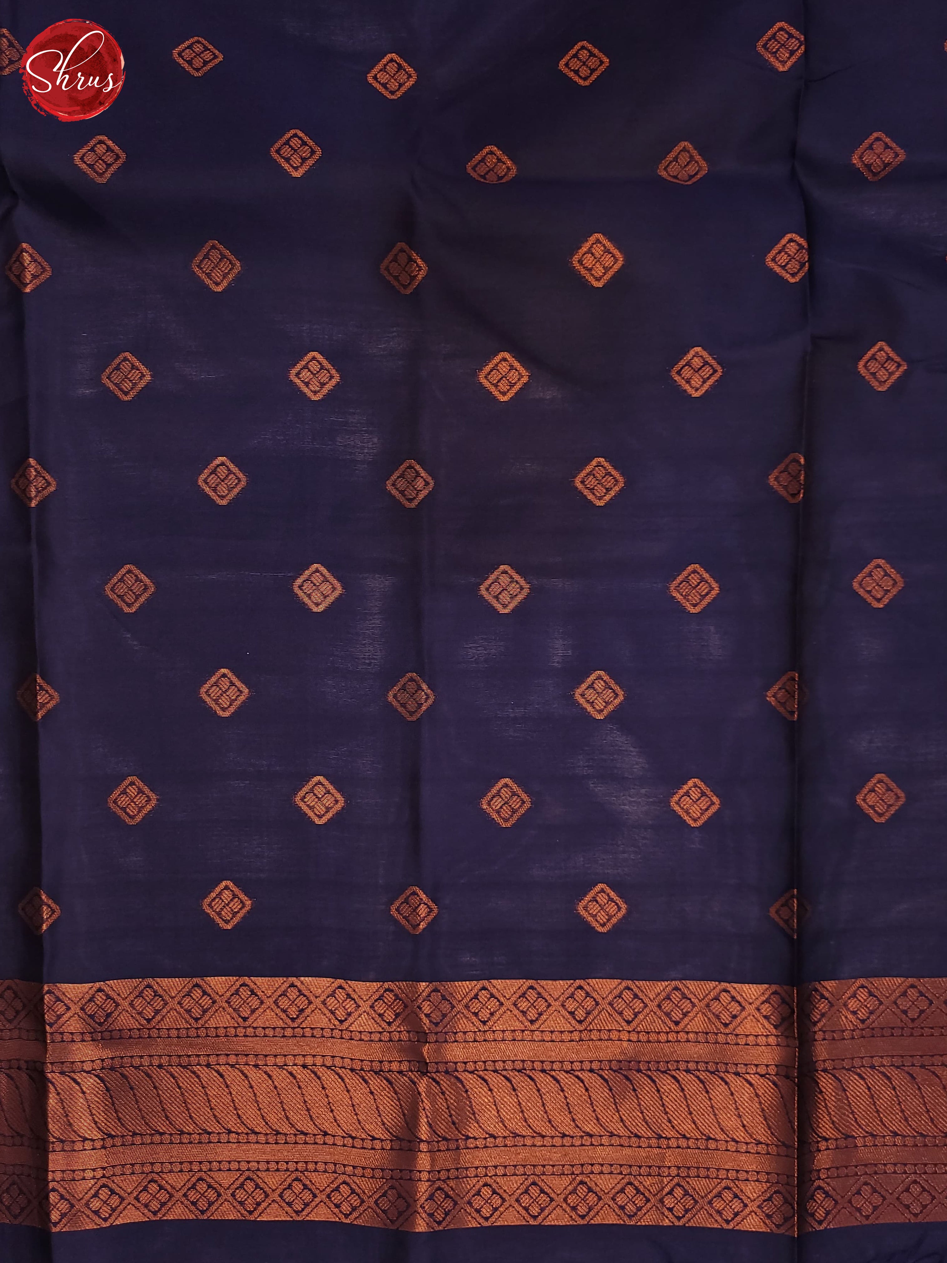 Red  & Blue- Semi Soft Silk Saree - Shop on ShrusEternity.com