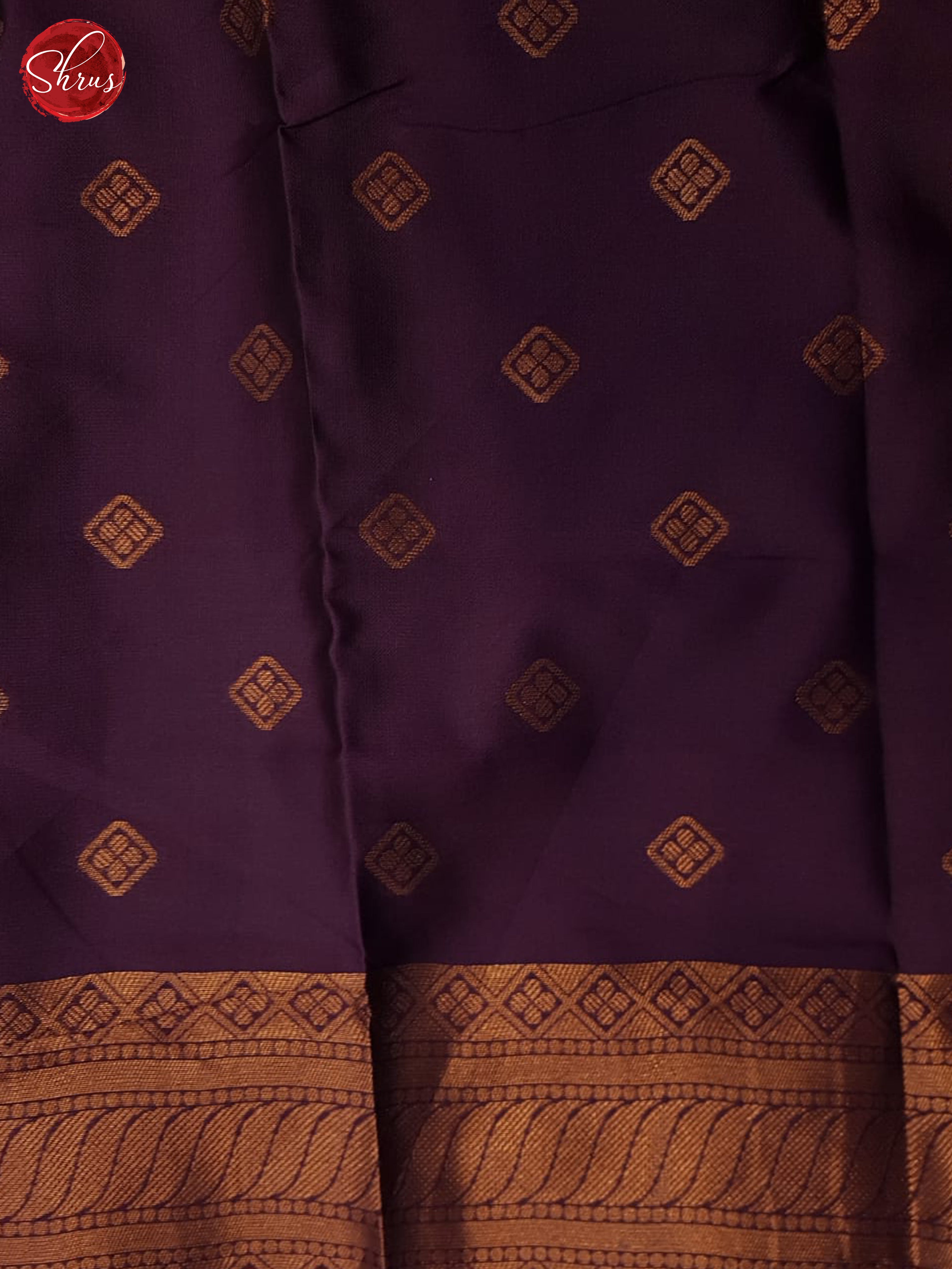 Green & Purple - Semi Softsilk Saree - Shop on ShrusEternity.com