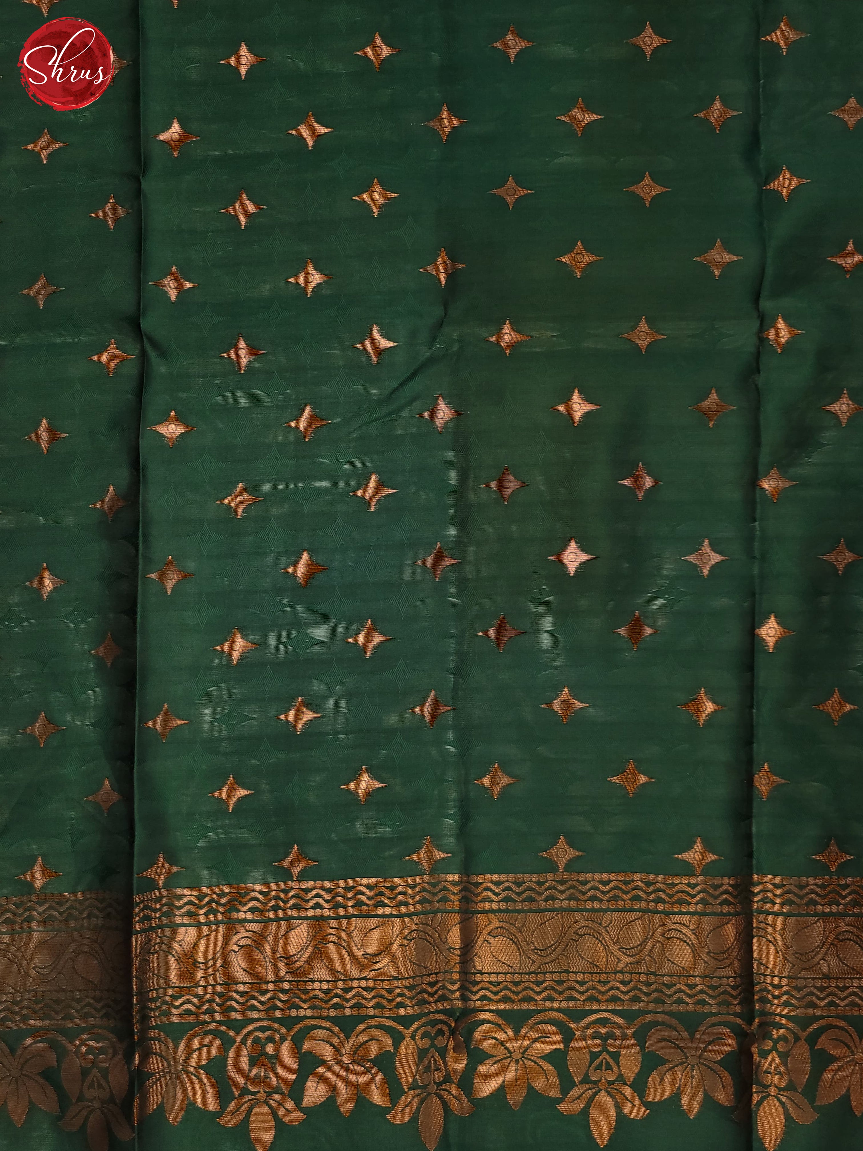 Mustard & Green - Semi Soft Silk Saree - Shop on ShrusEternity.com