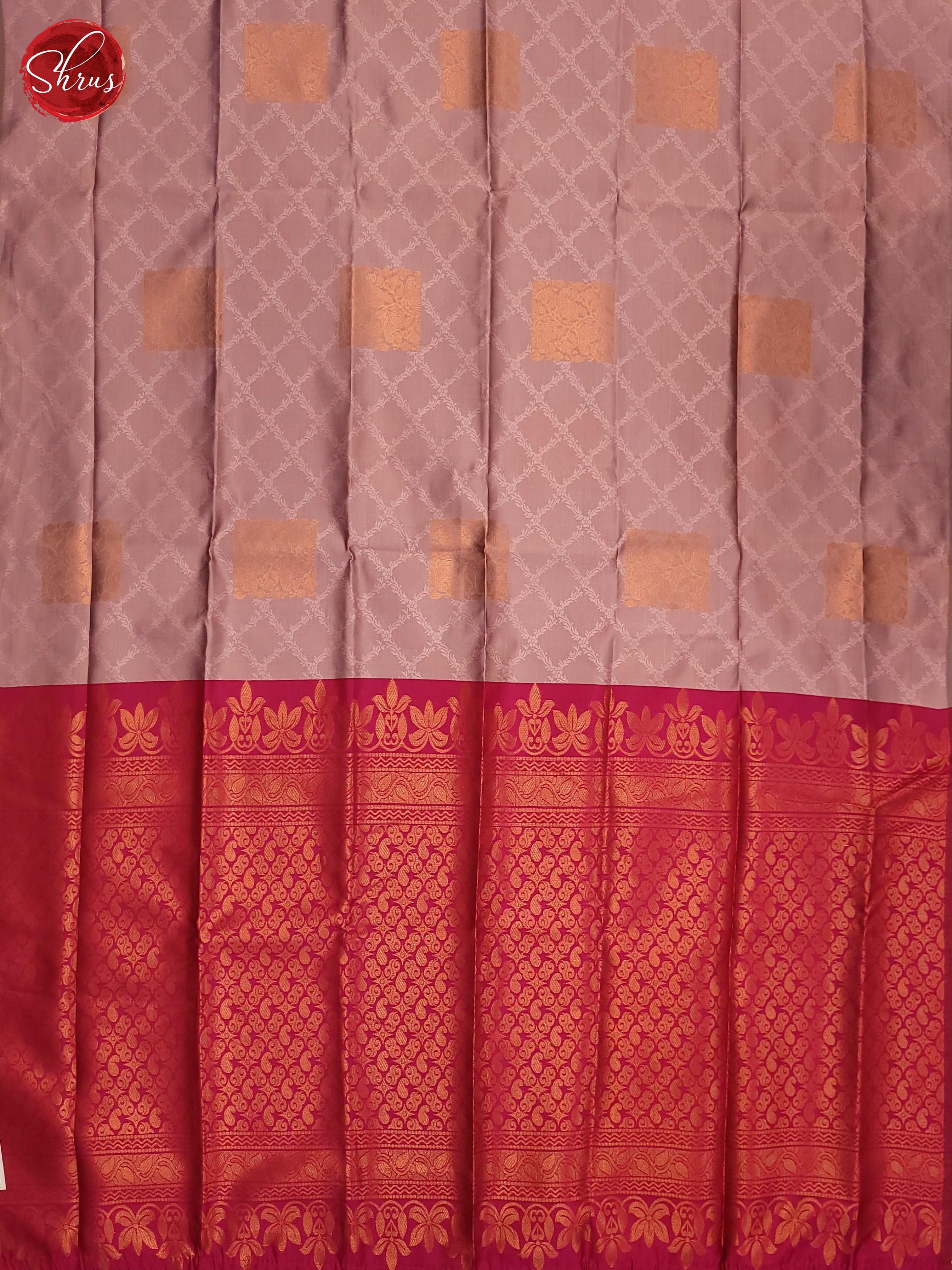 Lavander and pink - Semi Soft Silk Saree - Shop on ShrusEternity.com