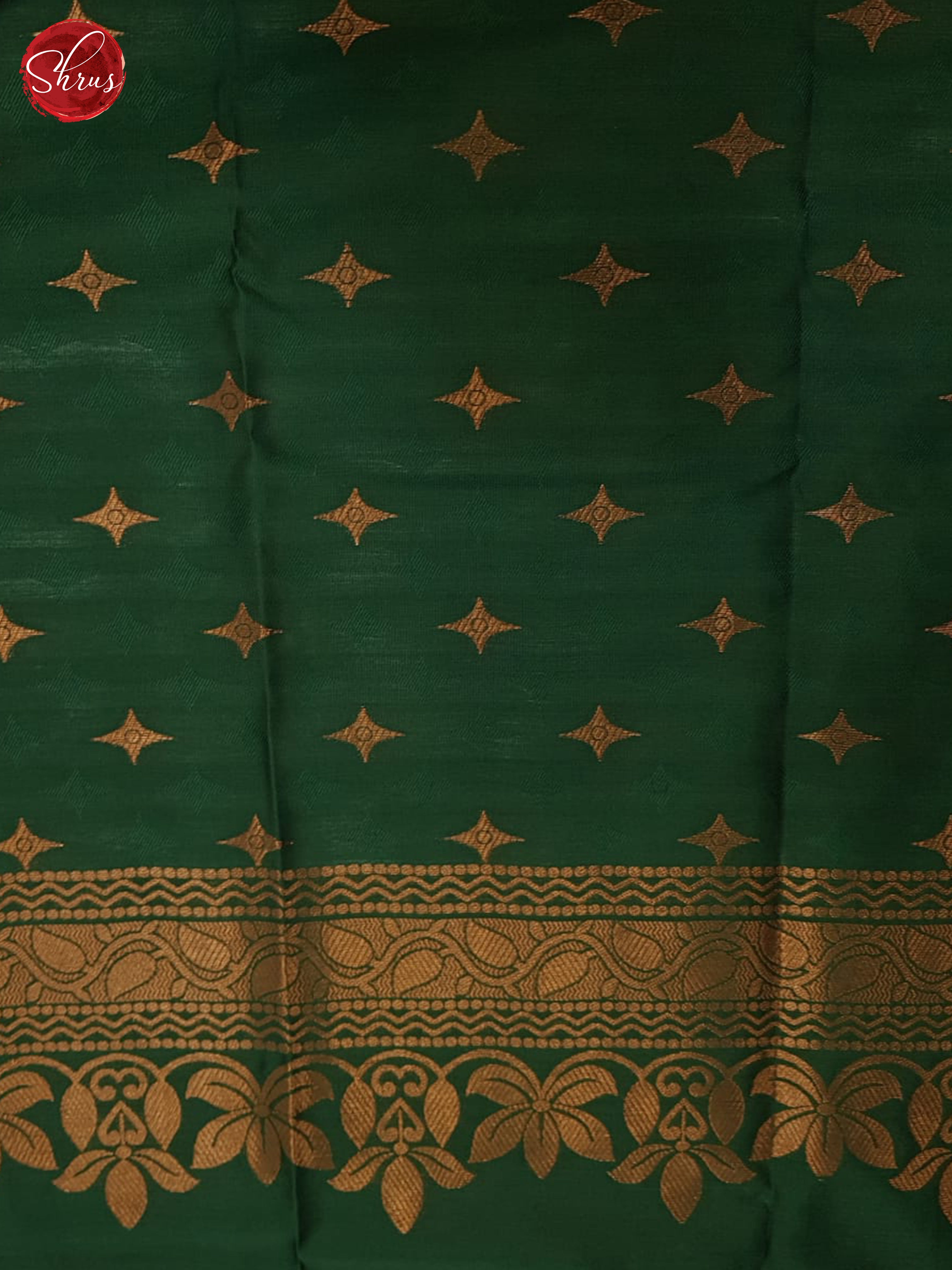 Pista Green & green - Semi Soft silk saree - Shop on ShrusEternity.com