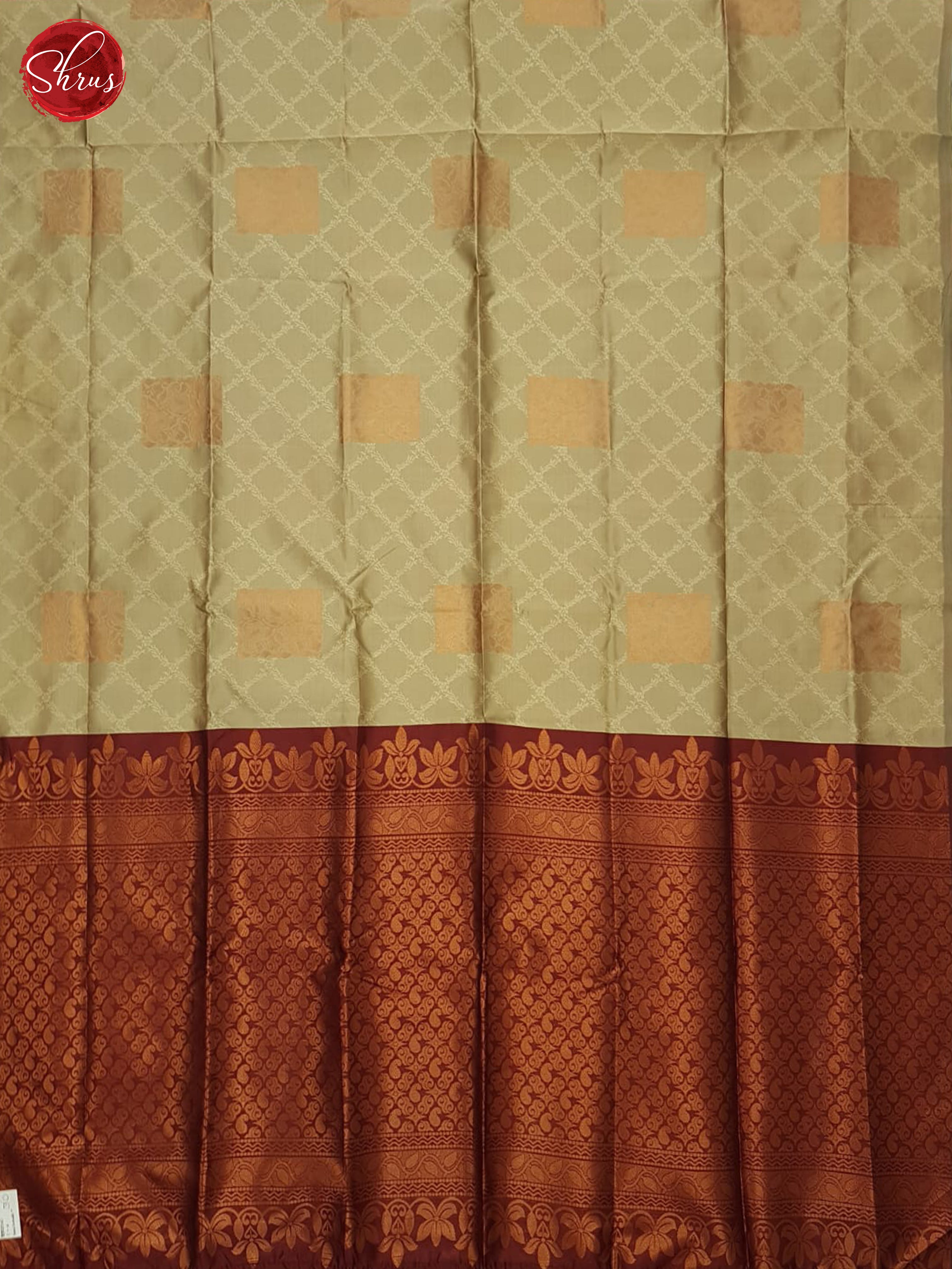 beige and araku maroon- Semi Soft Silk Saree - Shop on ShrusEternity.com