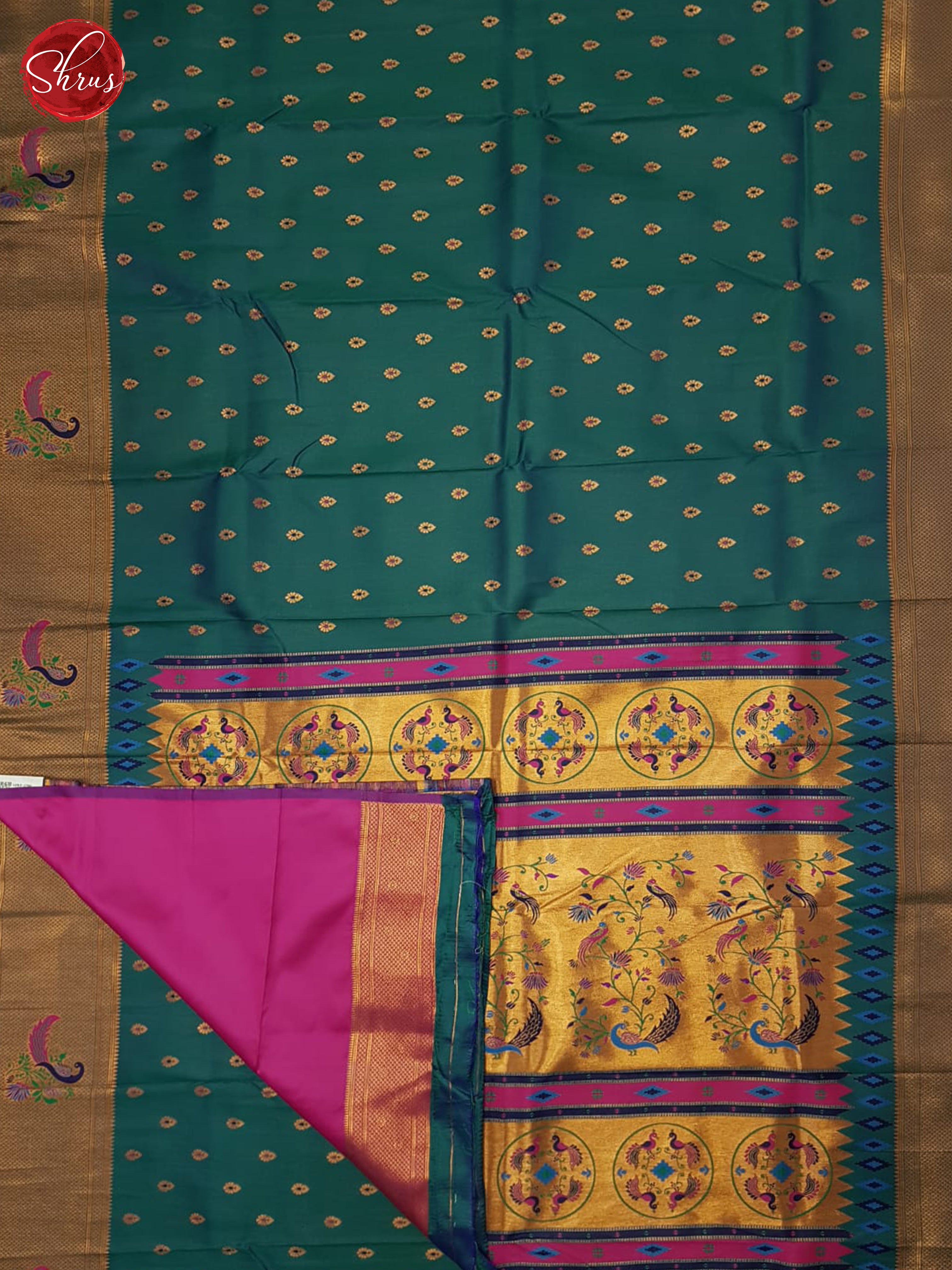 BJS20164 - Semi Kanchipuram Saree - Shop on ShrusEternity.com