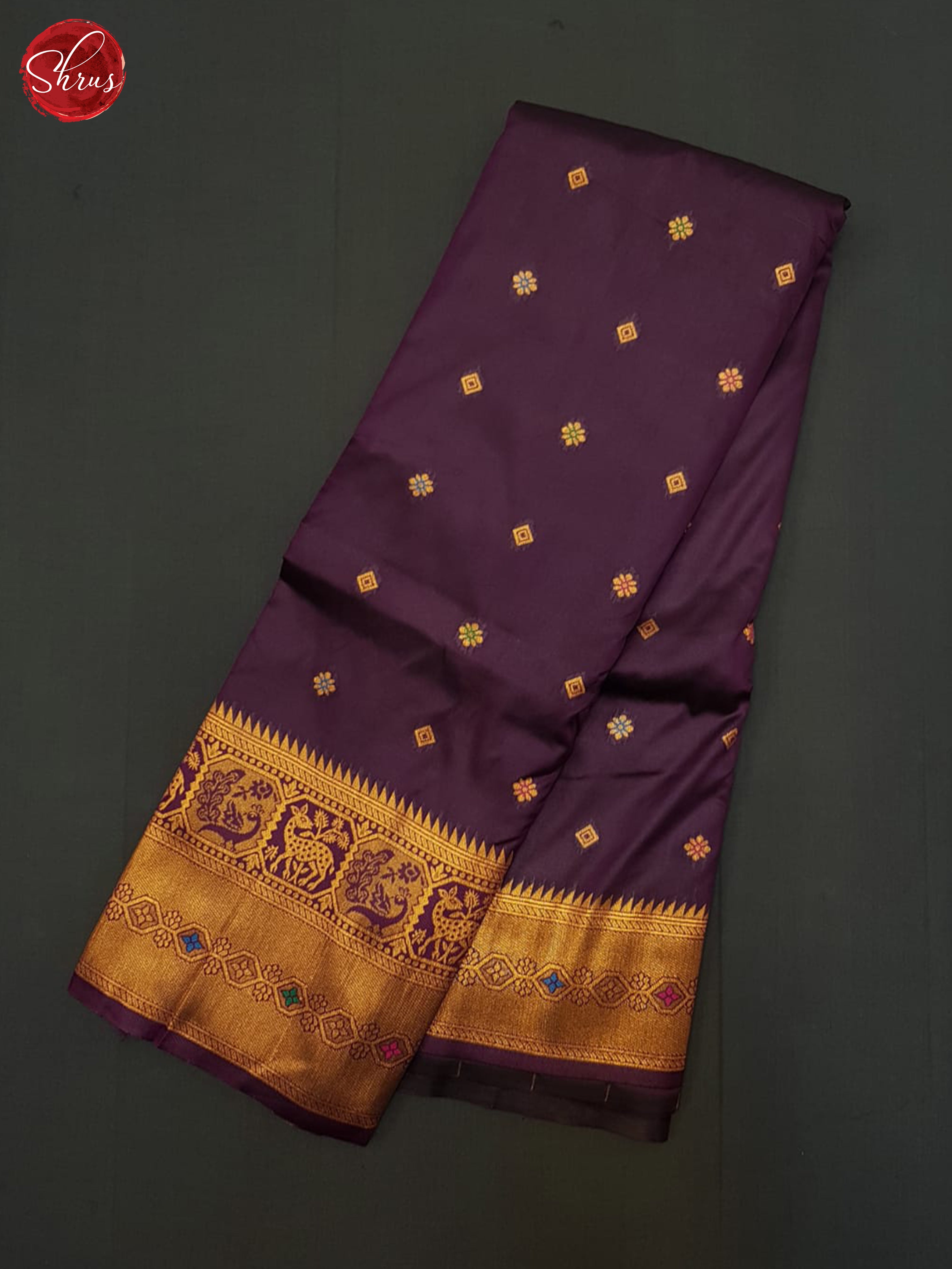 BJS20168 - Semi Kanchipuram Saree - Shop on ShrusEternity.com