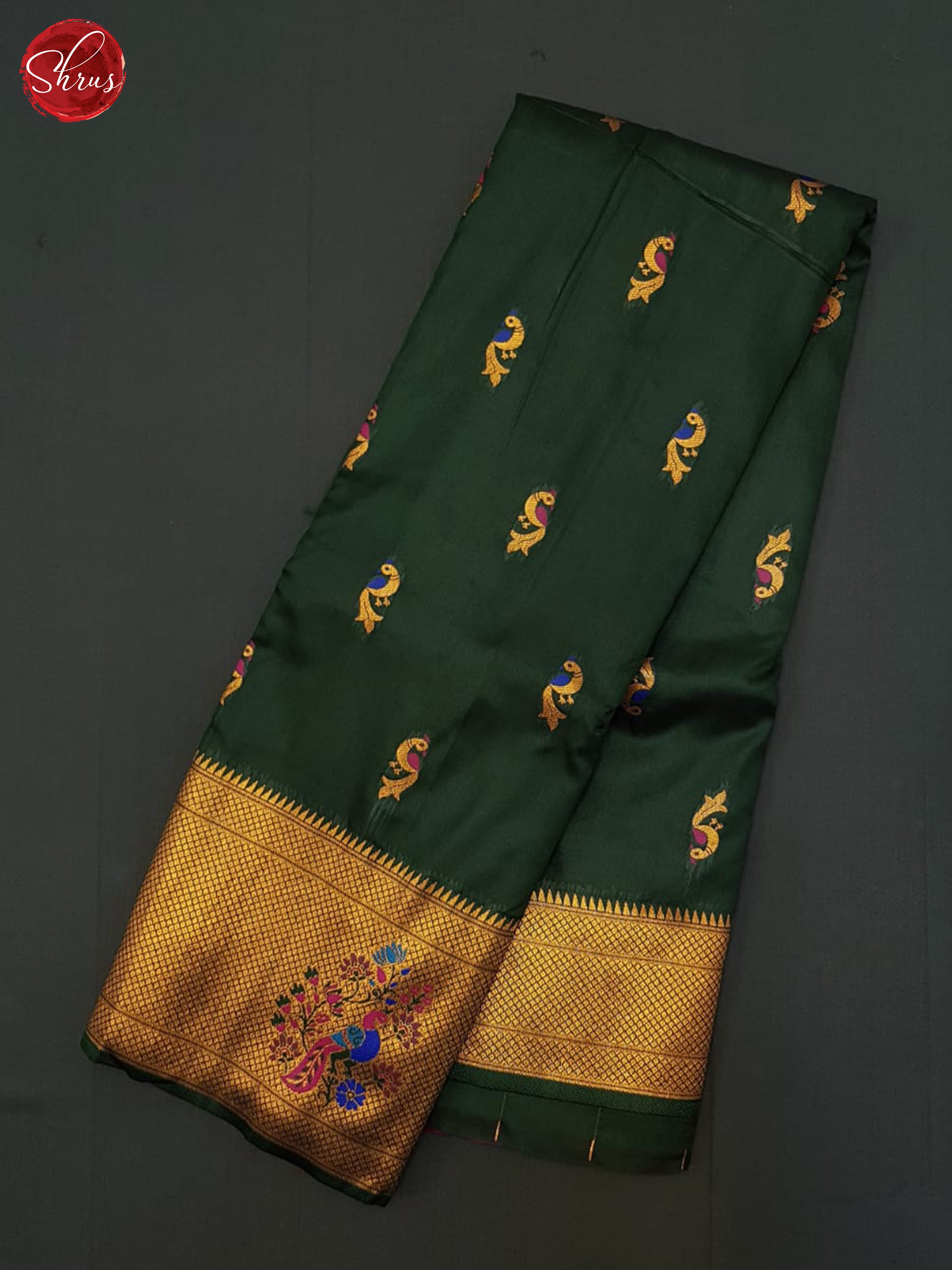 BJS20170 - Semi Paithani Saree - Shop on ShrusEternity.com