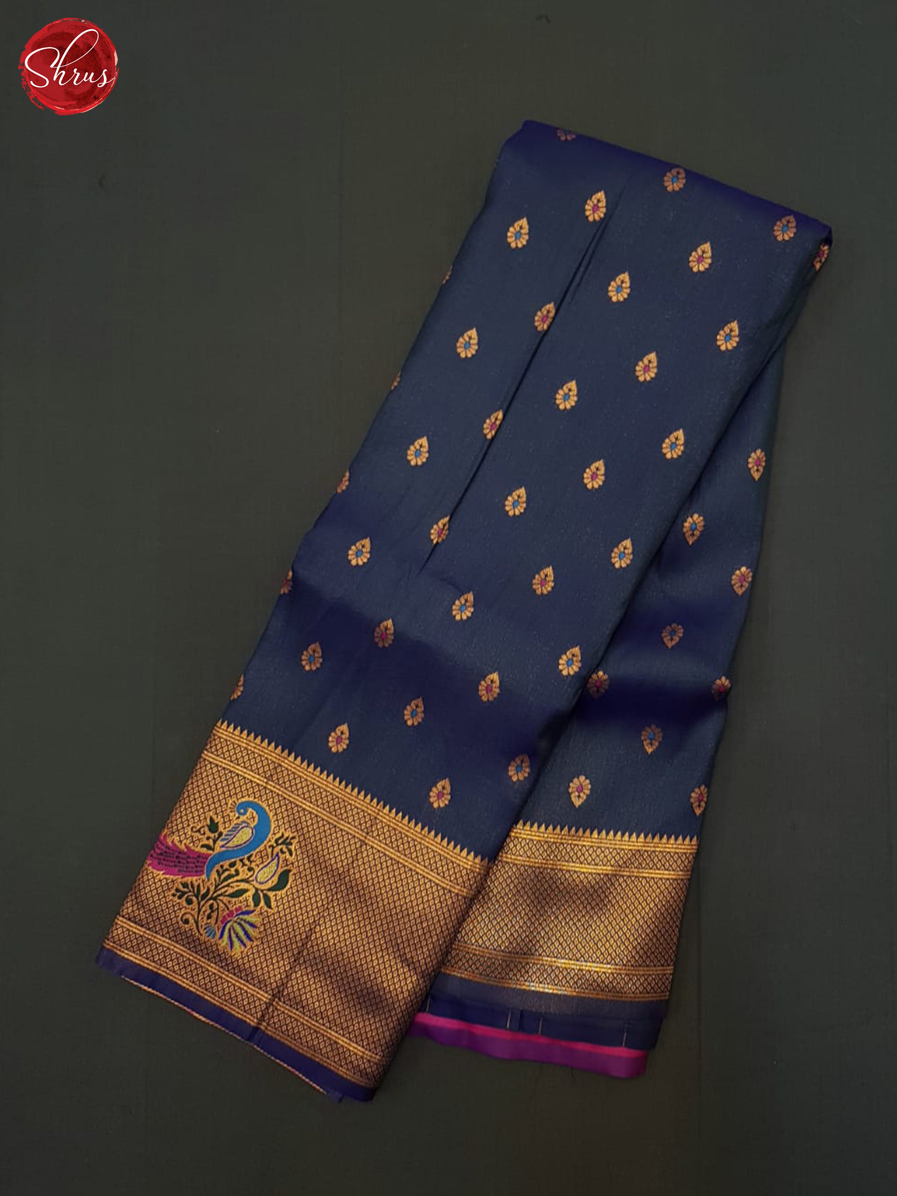 BJS20172 - Semi Kanchipuram Saree - Shop on ShrusEternity.com