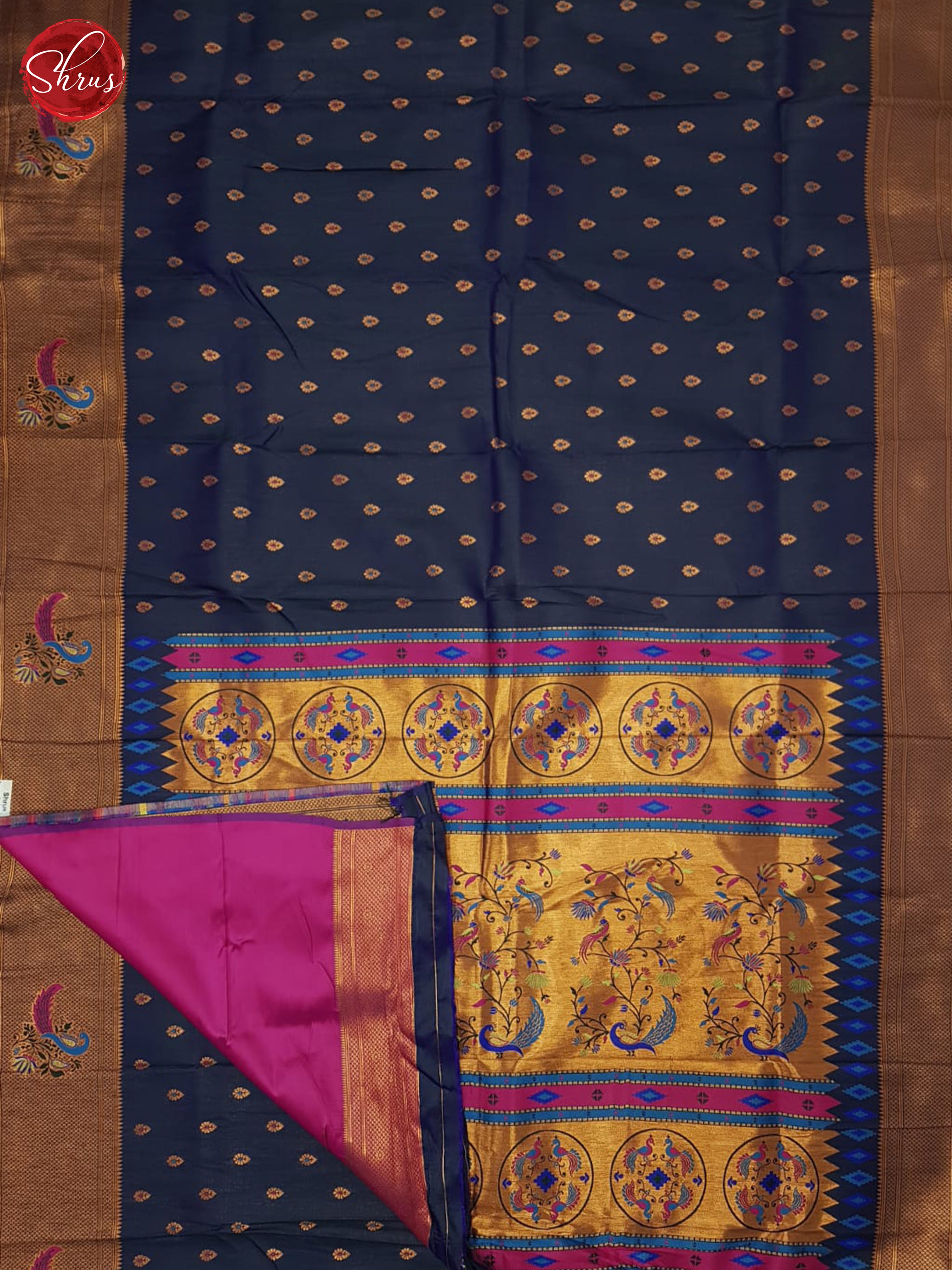 BJS20172 - Semi Kanchipuram Saree - Shop on ShrusEternity.com