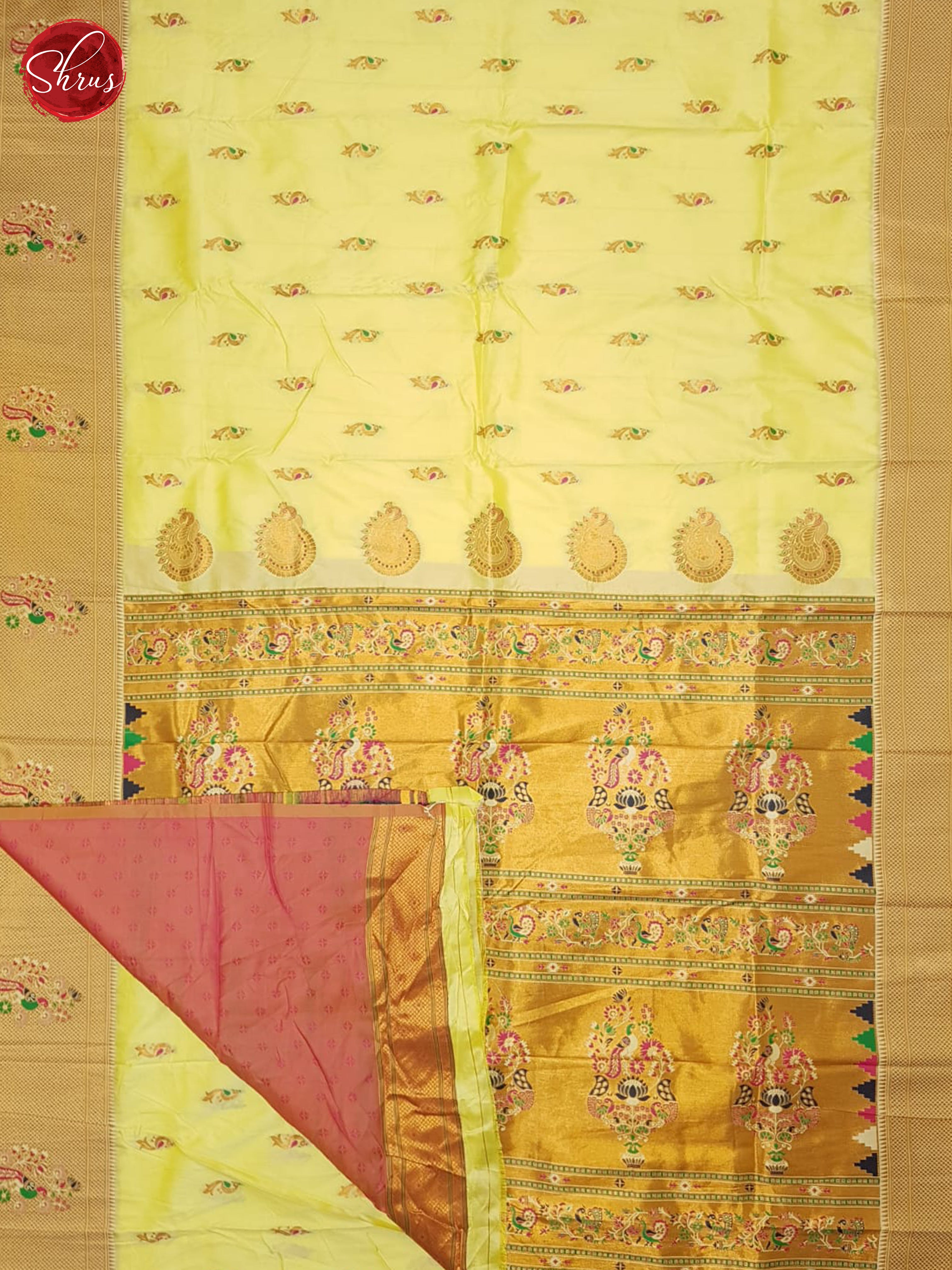 BJS20181 - Semi Kanchipuram Saree - Shop on ShrusEternity.com