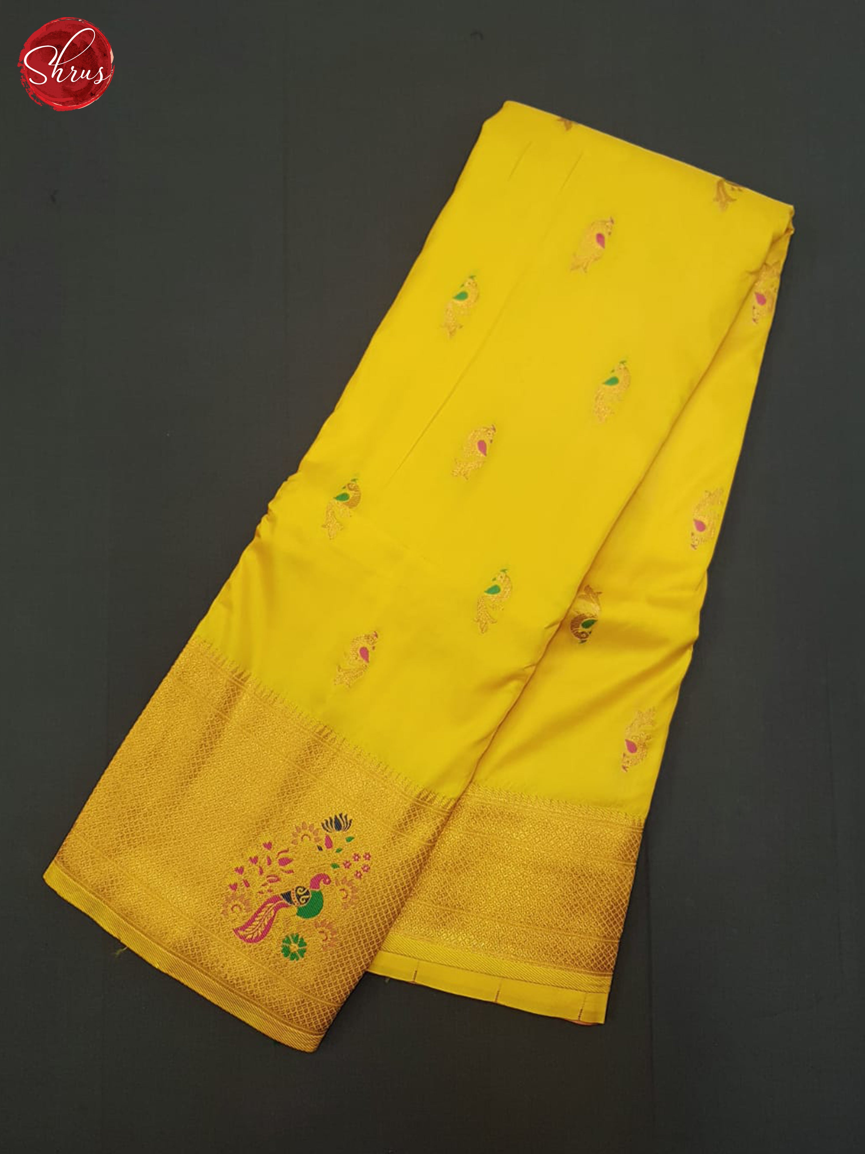 Yellow & Pink - Semi Paithani - Shop on ShrusEternity.com