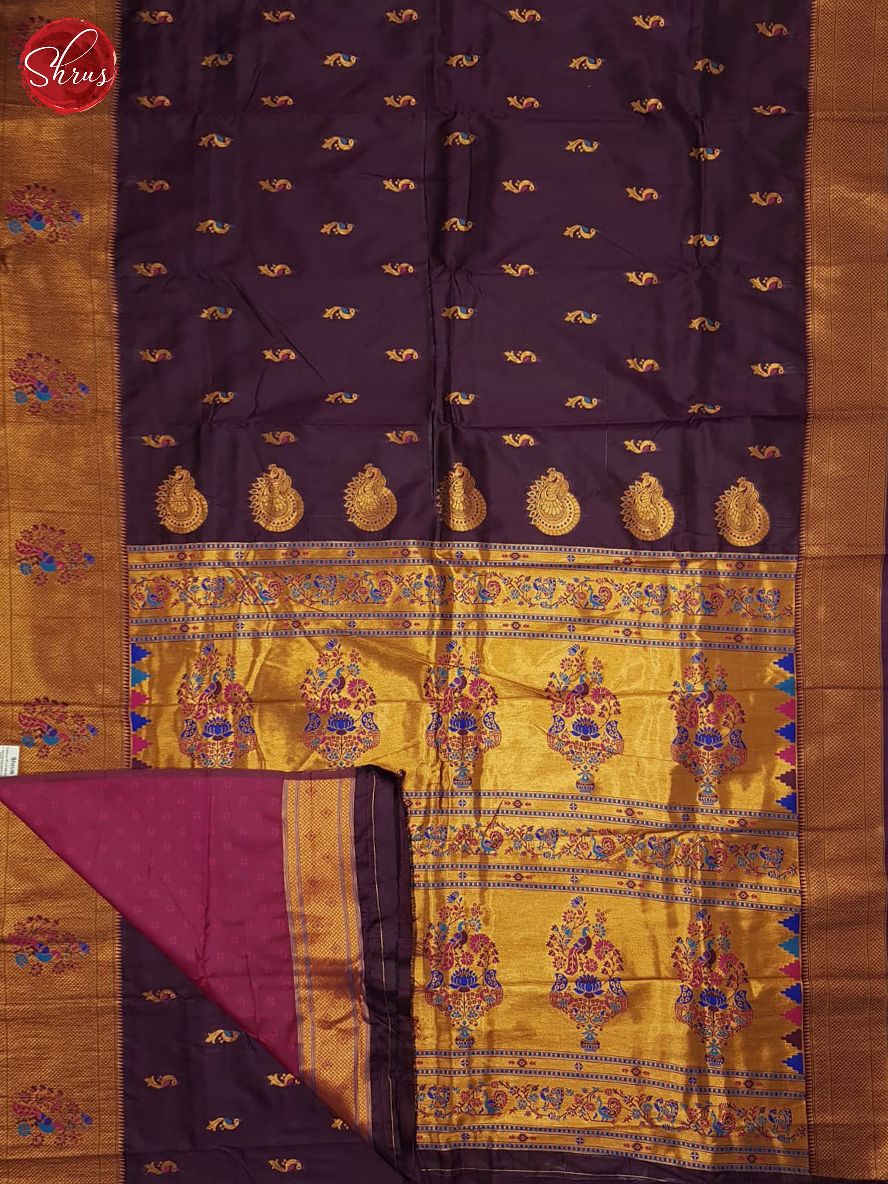 BJS20189 - Semi Kanchipuram Saree - Shop on ShrusEternity.com