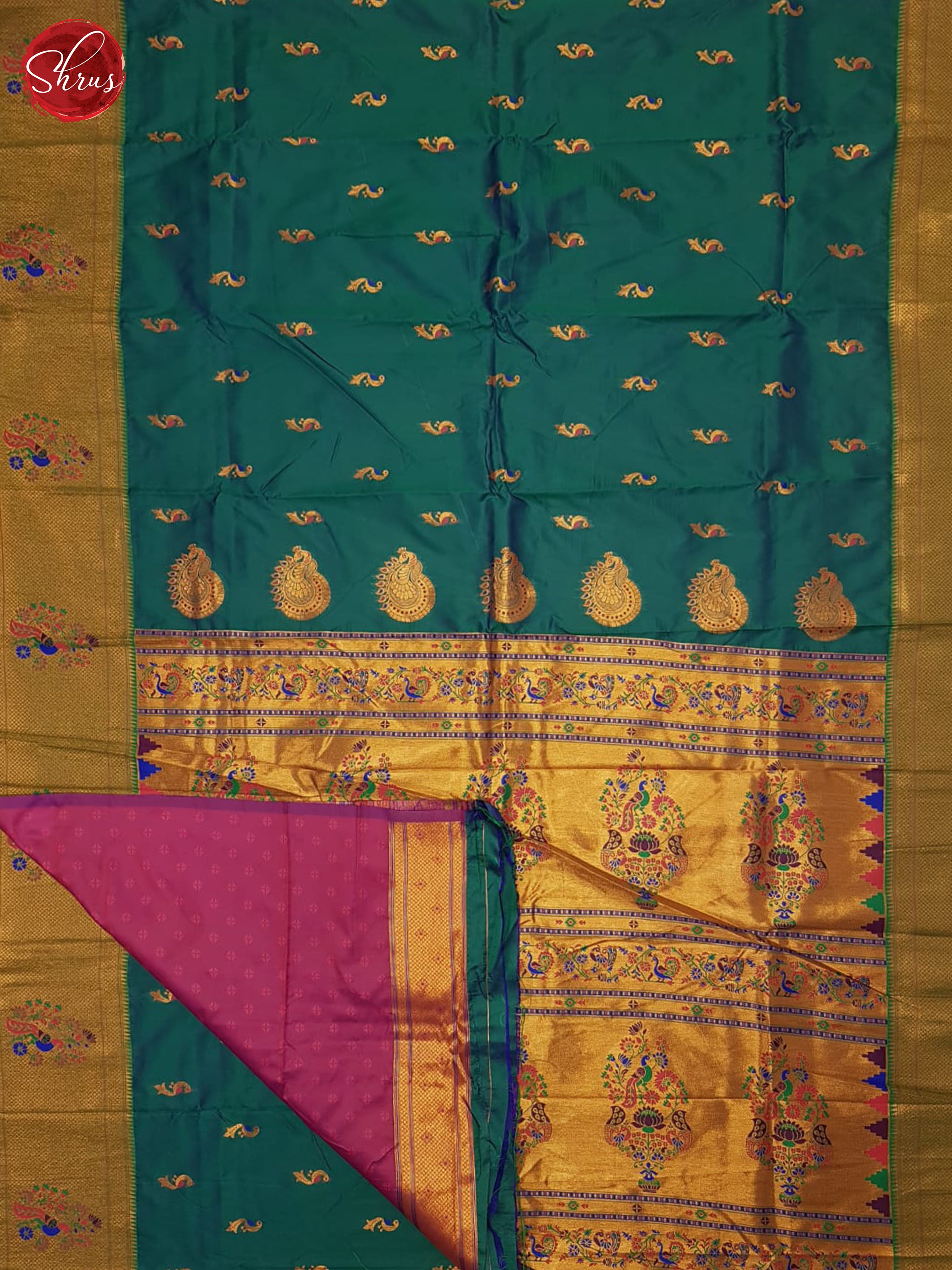 BJS20190 - Semi Kanchipuram Saree - Shop on ShrusEternity.com