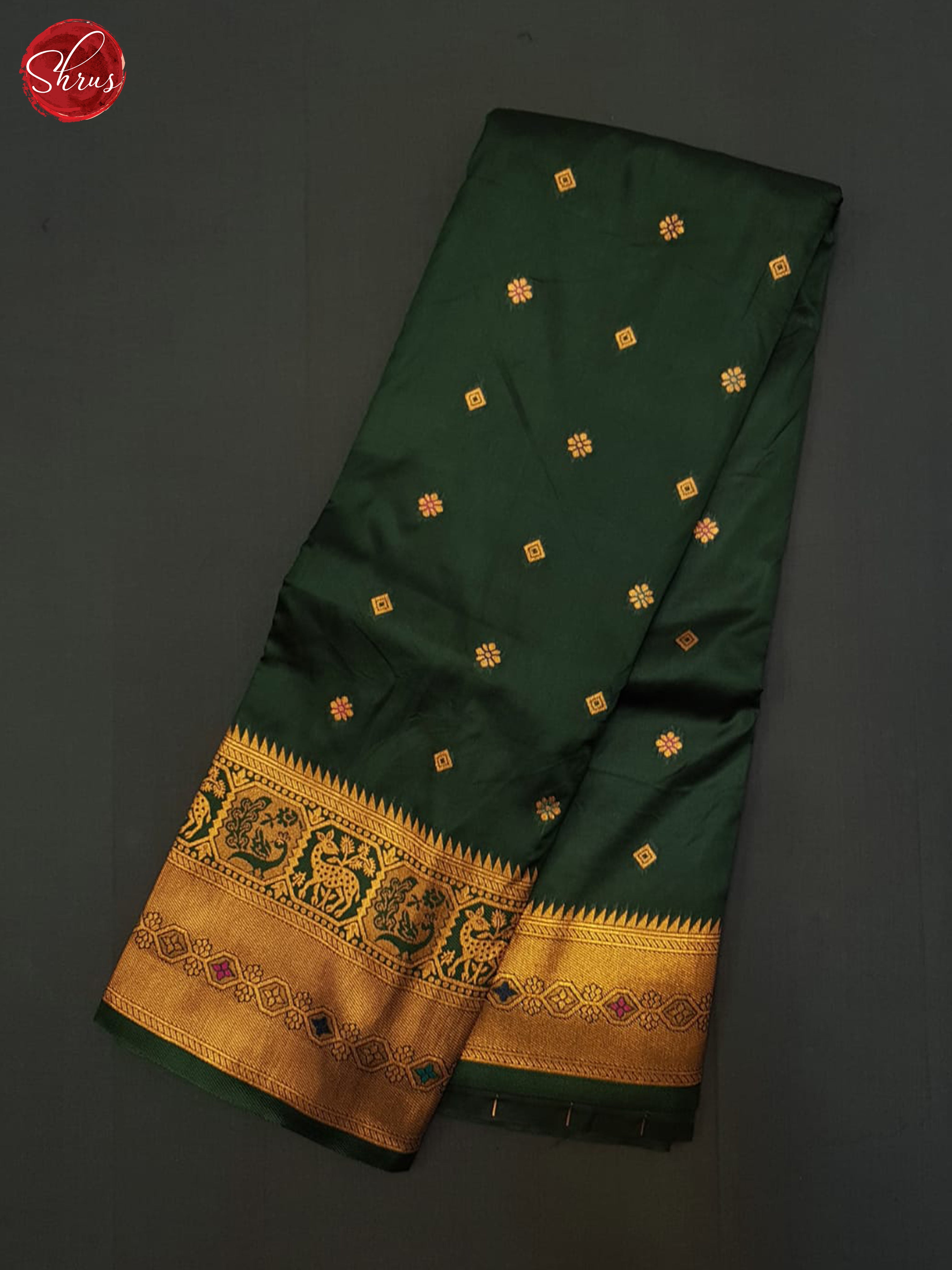 BJS20194 - Semi Kanchipuram Saree - Shop on ShrusEternity.com