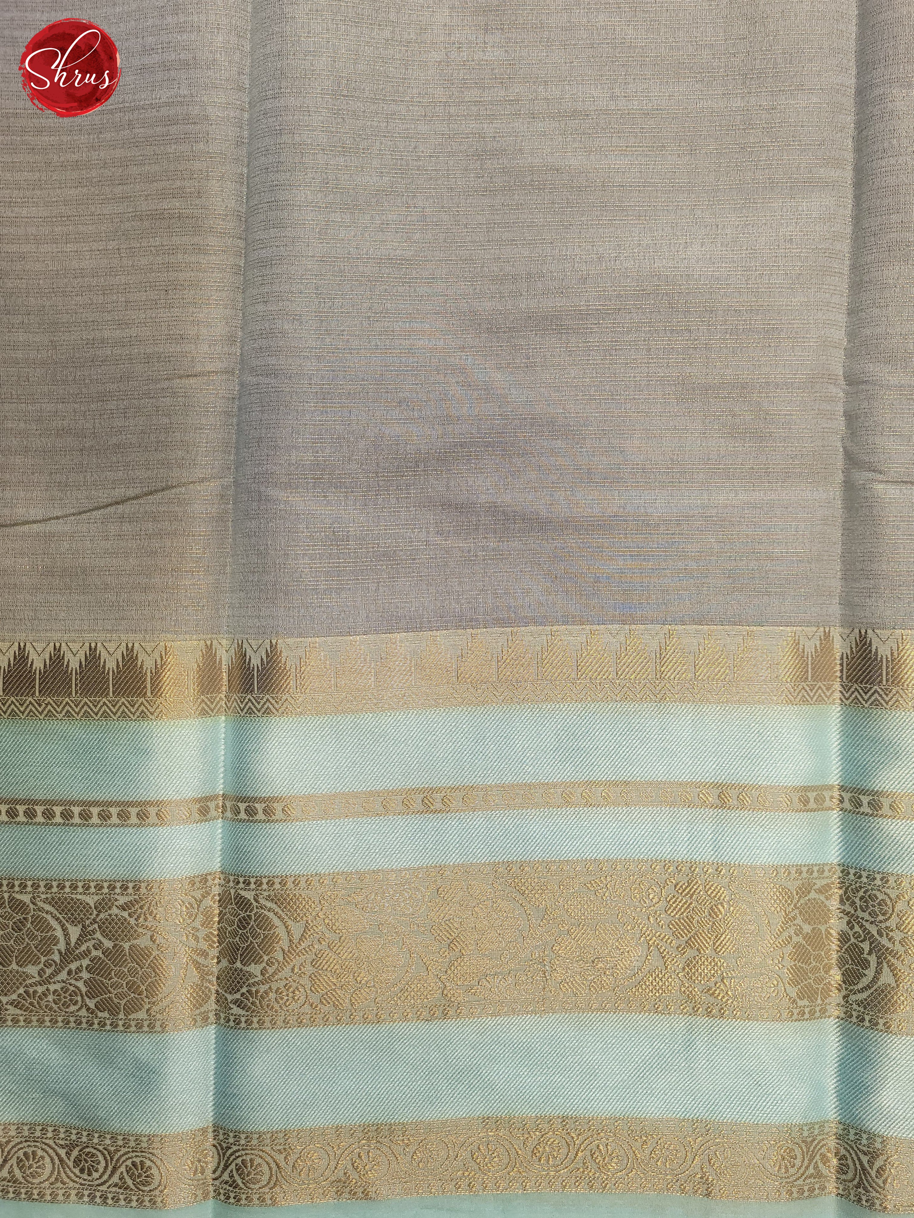 Vadamalli & Blue- Semi Dupion Saree - Shop on ShrusEternity.com