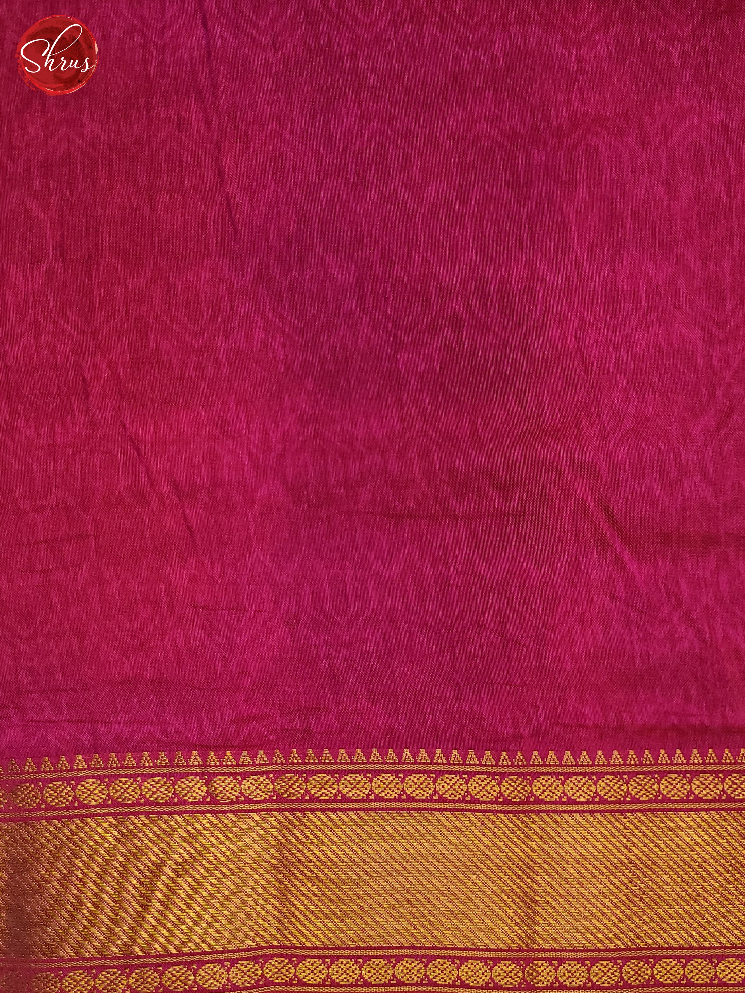 Violet & Pink - Semi Patola Saree - Shop on ShrusEternity.com