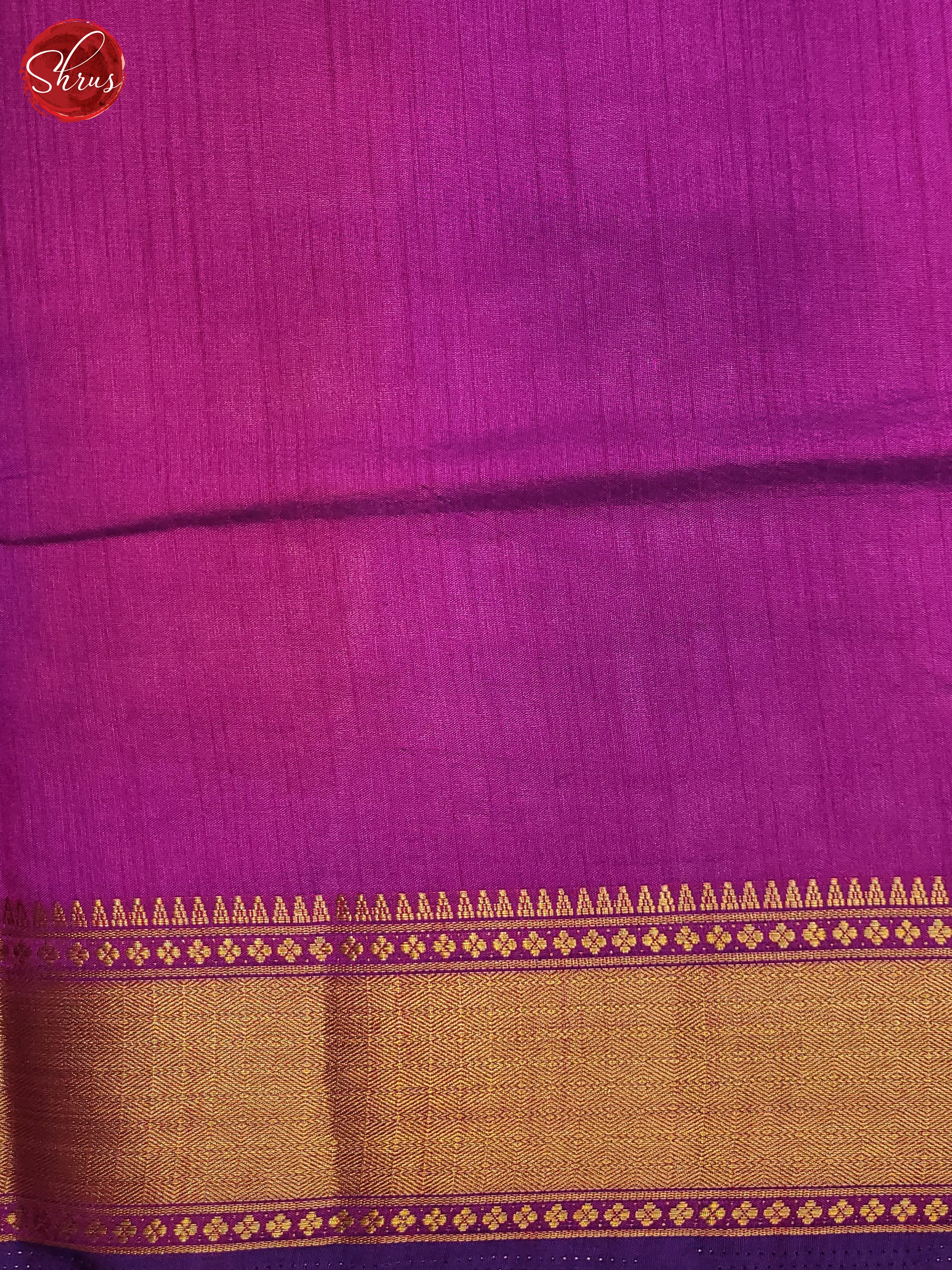 Blue & Purple - Semi Patola Saree - Shop on ShrusEternity.com