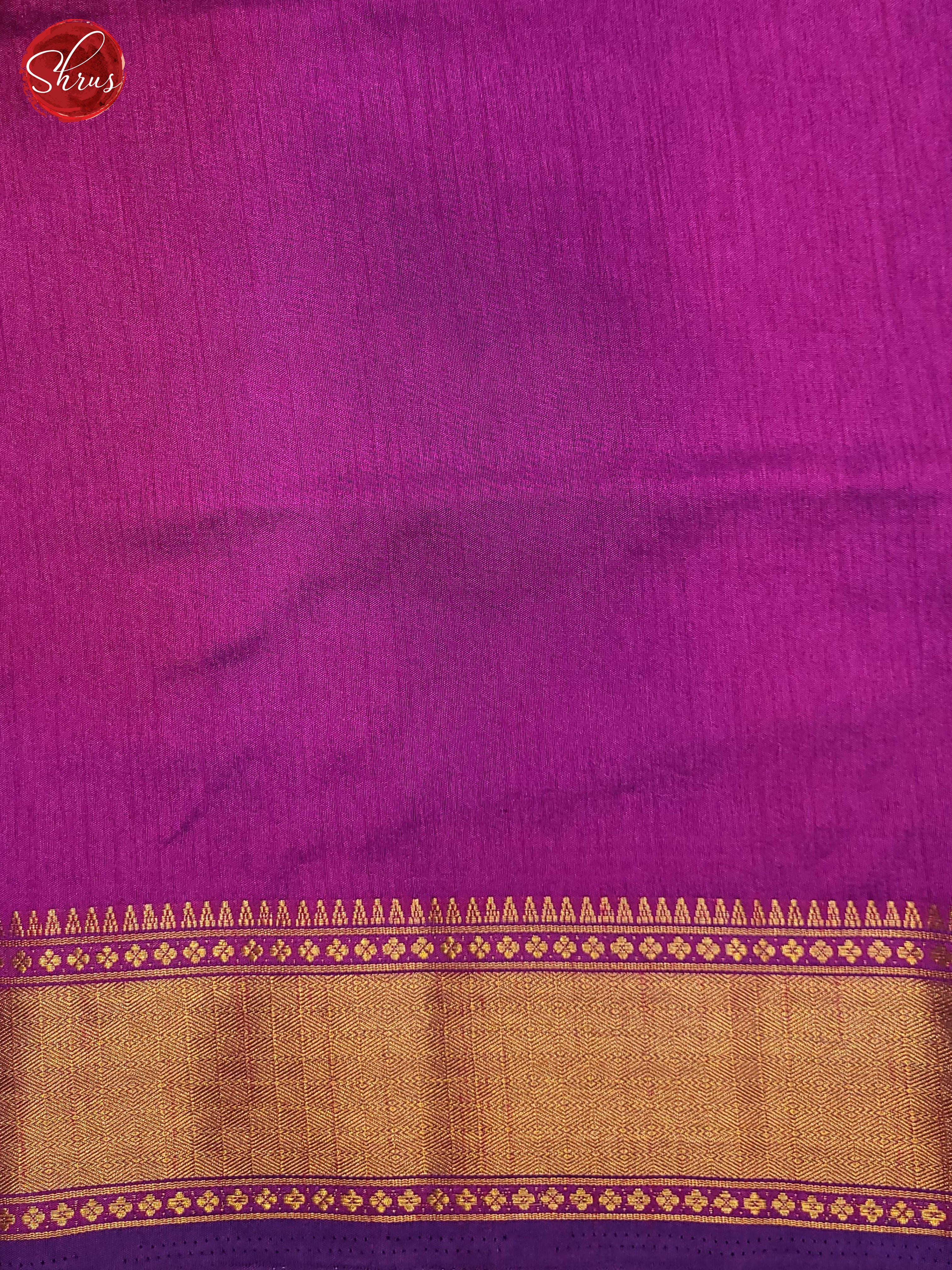 Blue & Pink- Semi Patola Saree - Shop on ShrusEternity.com