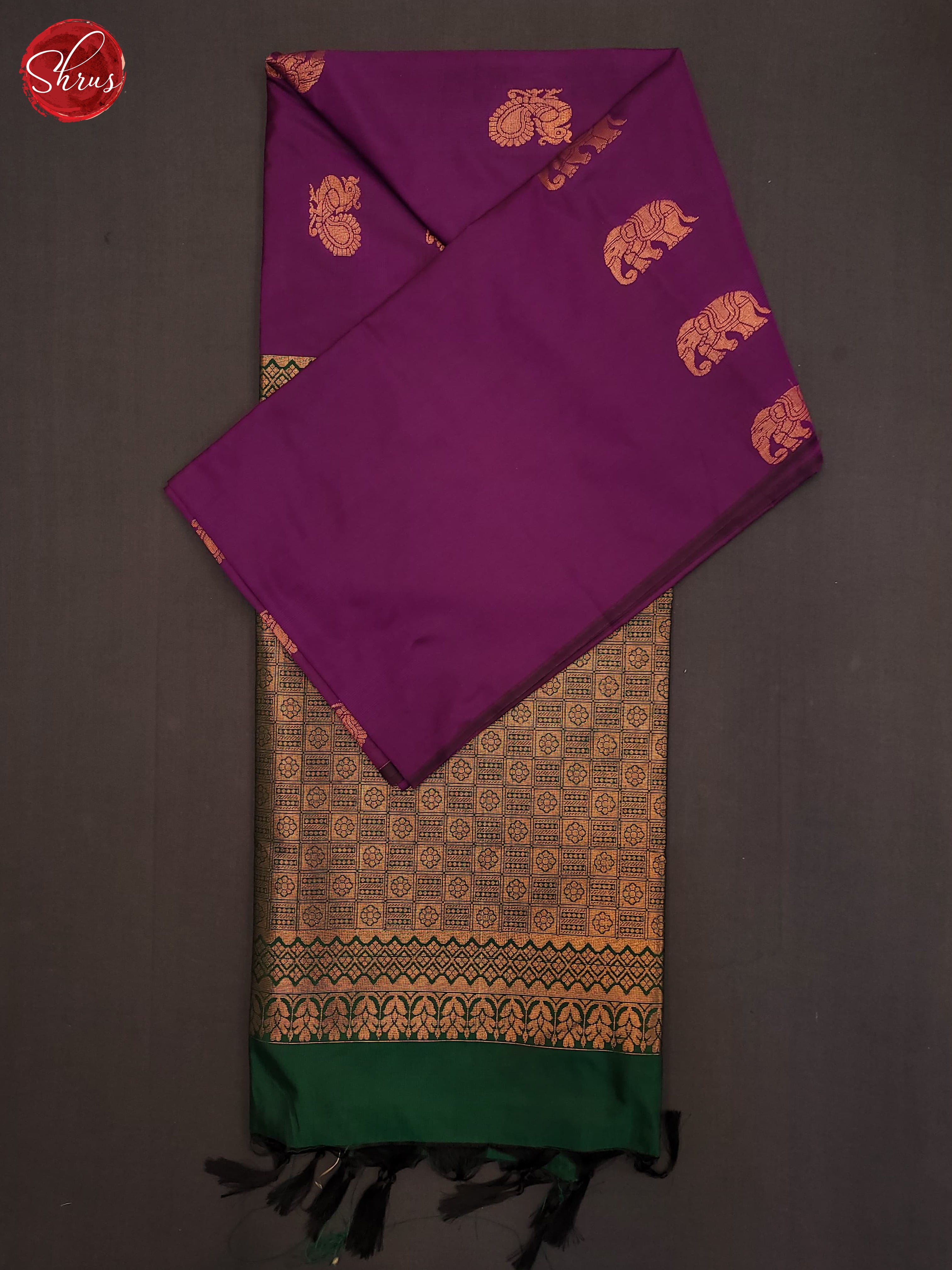 BJS22032 - Semi Softsilk Saree - Shop on ShrusEternity.com