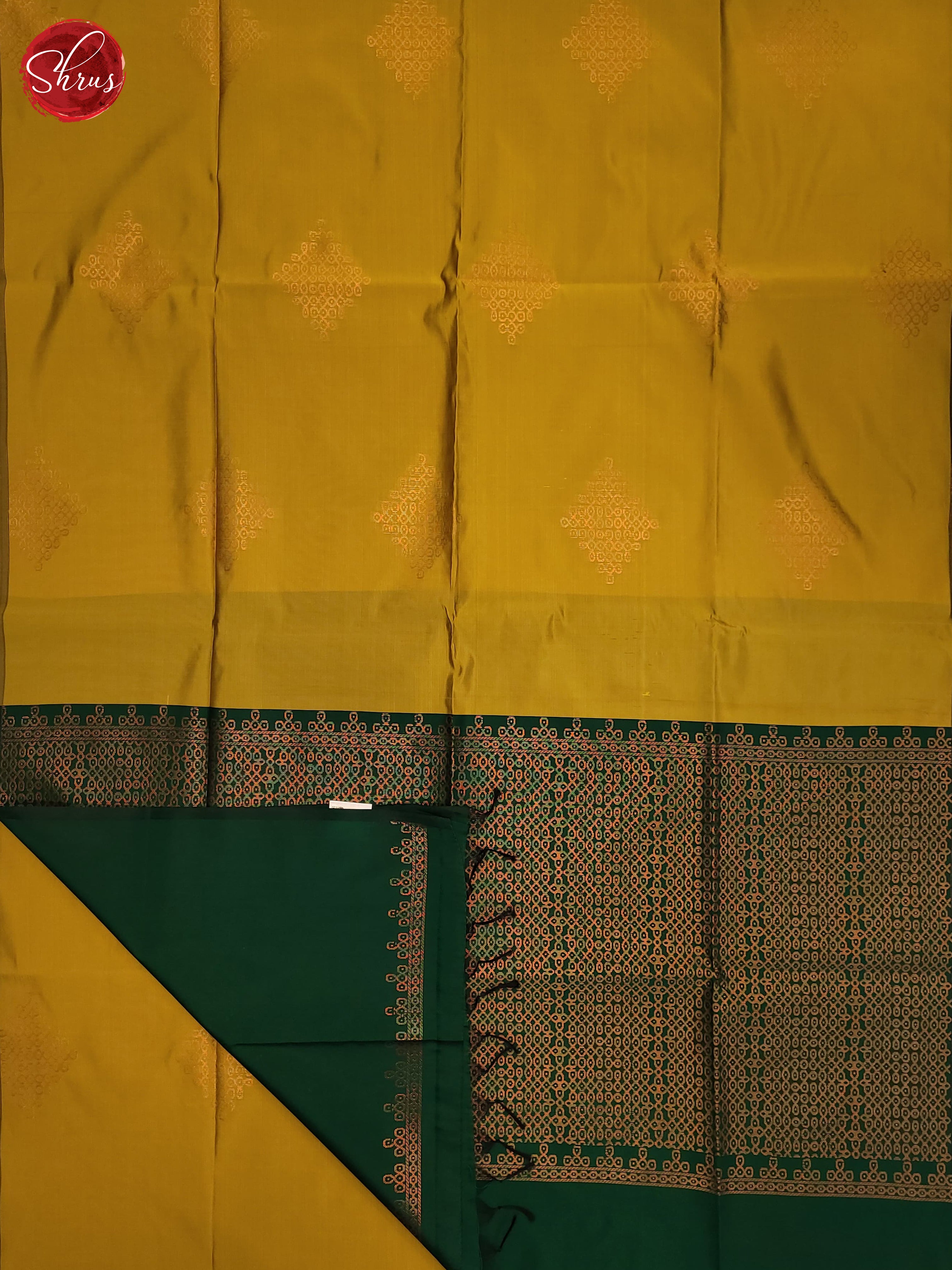 Mathulir Green & Green - Semi Softsilk Saree - Shop on ShrusEternity.com