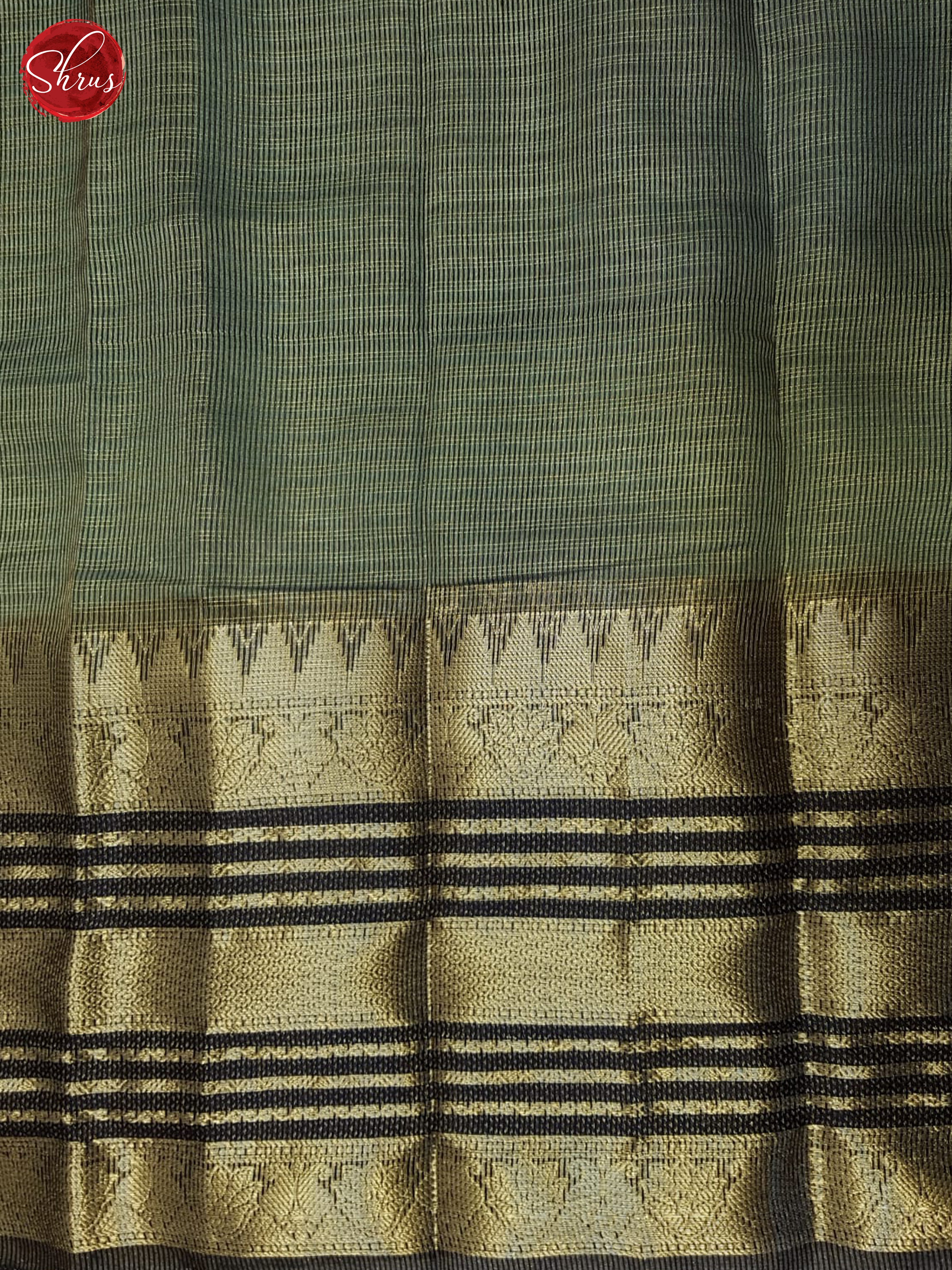 Light Blue & Blue - Semi Dupion Saree - Shop on ShrusEternity.com