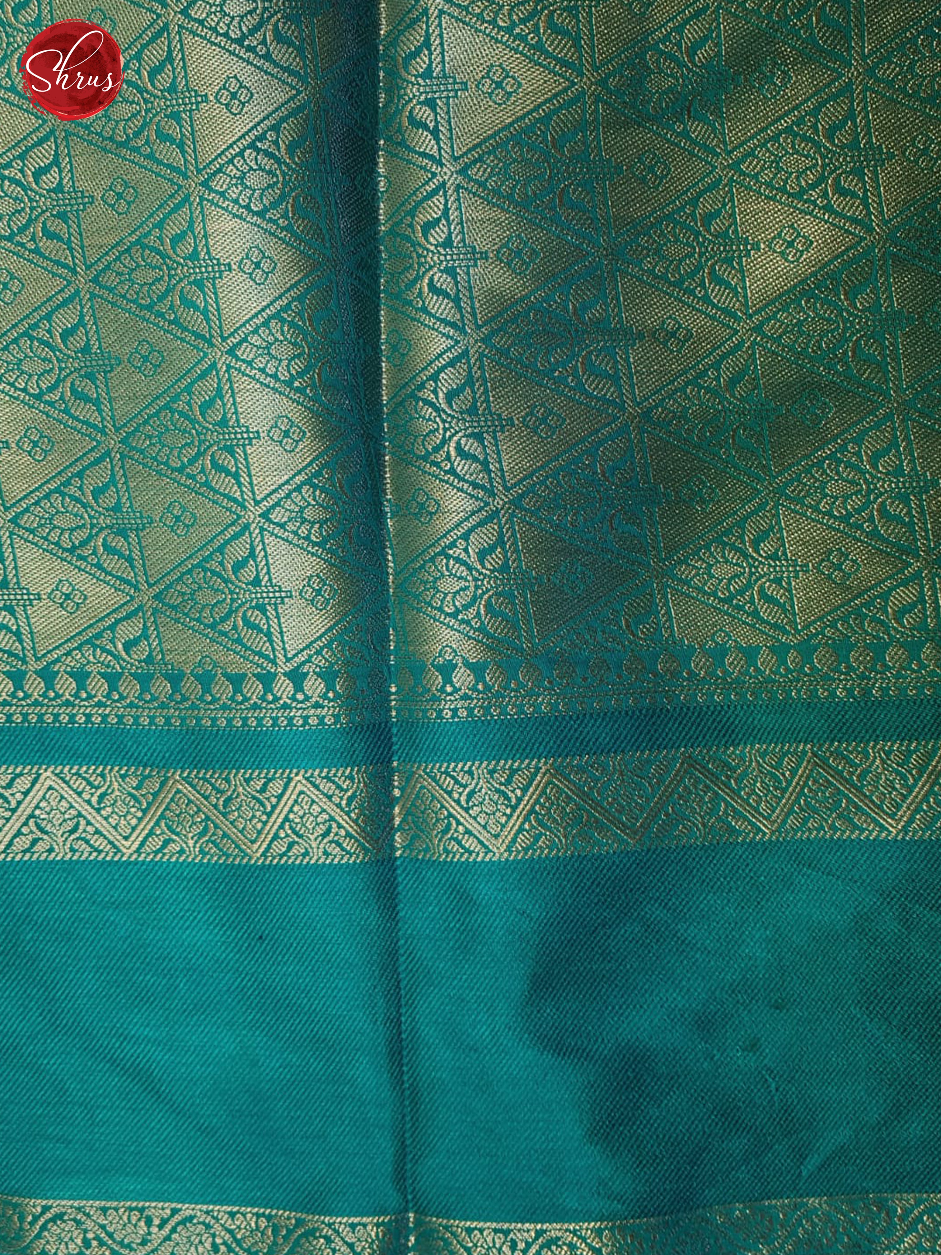 Maroon & Blue - Semi Dupion Saree - Shop on ShrusEternity.com