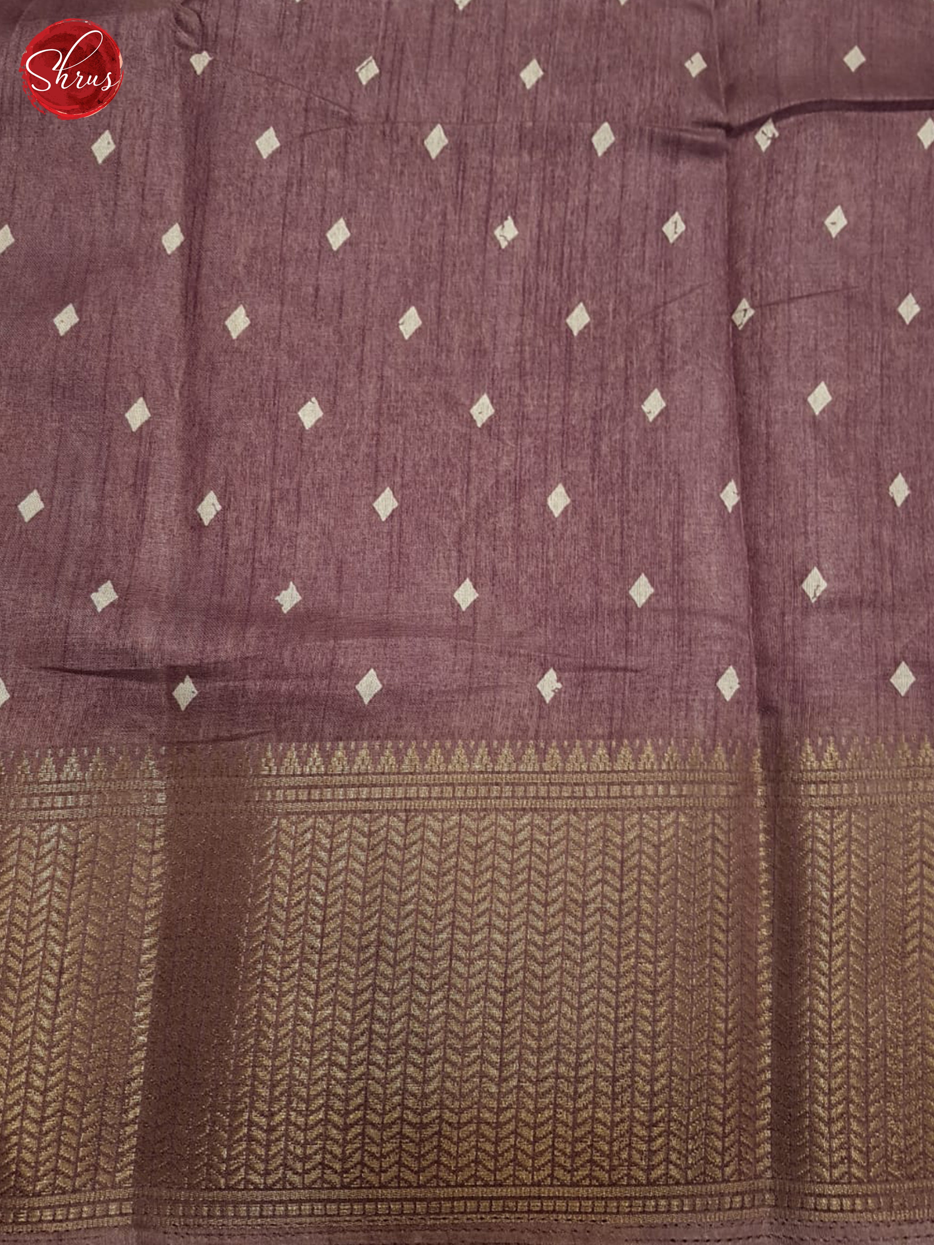 Dusty Onion Pink(Single tone)-Semi Crepe Saree - Shop on ShrusEternity.com