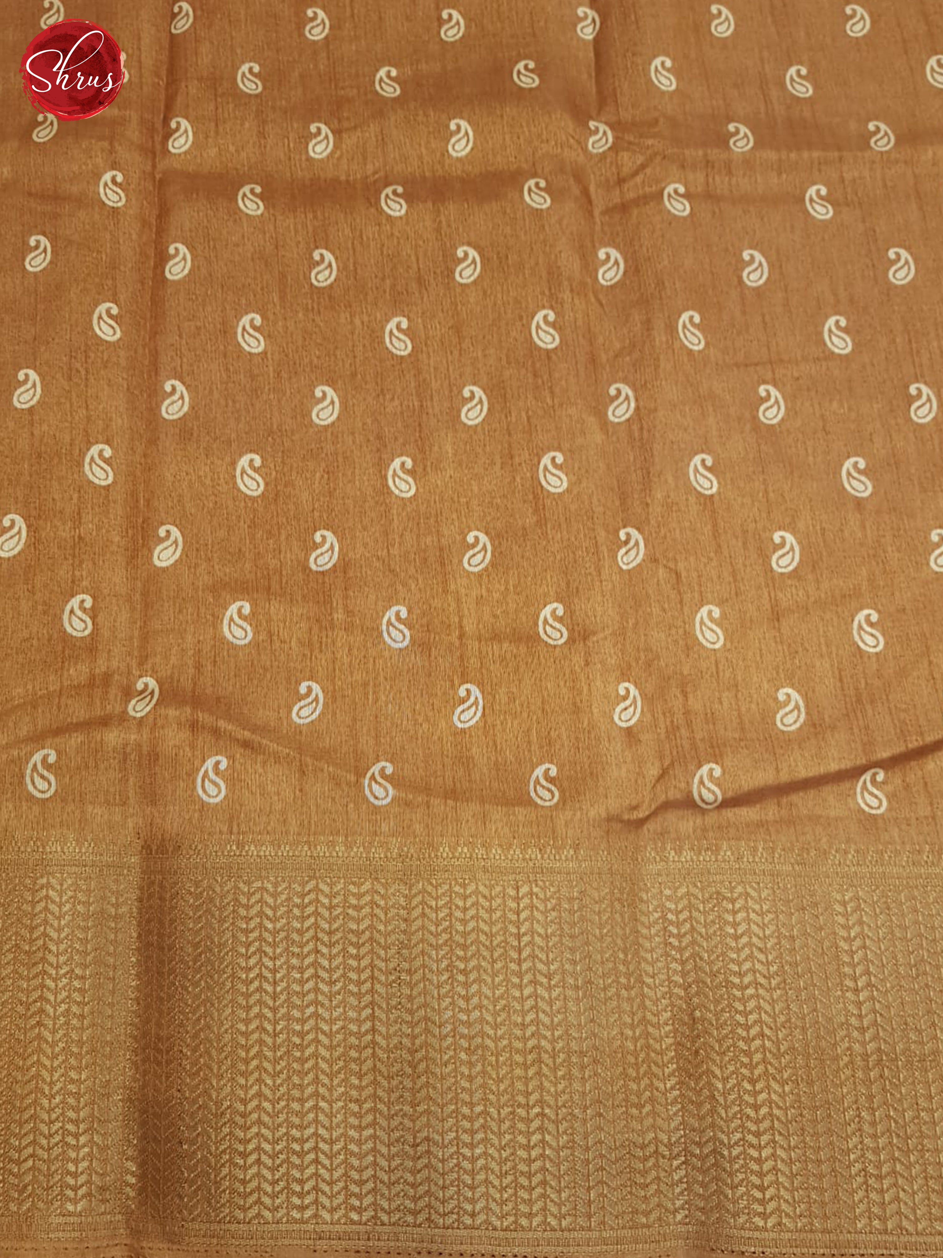 Brown(single tone)- Semi Crepe saree - Shop on ShrusEternity.com