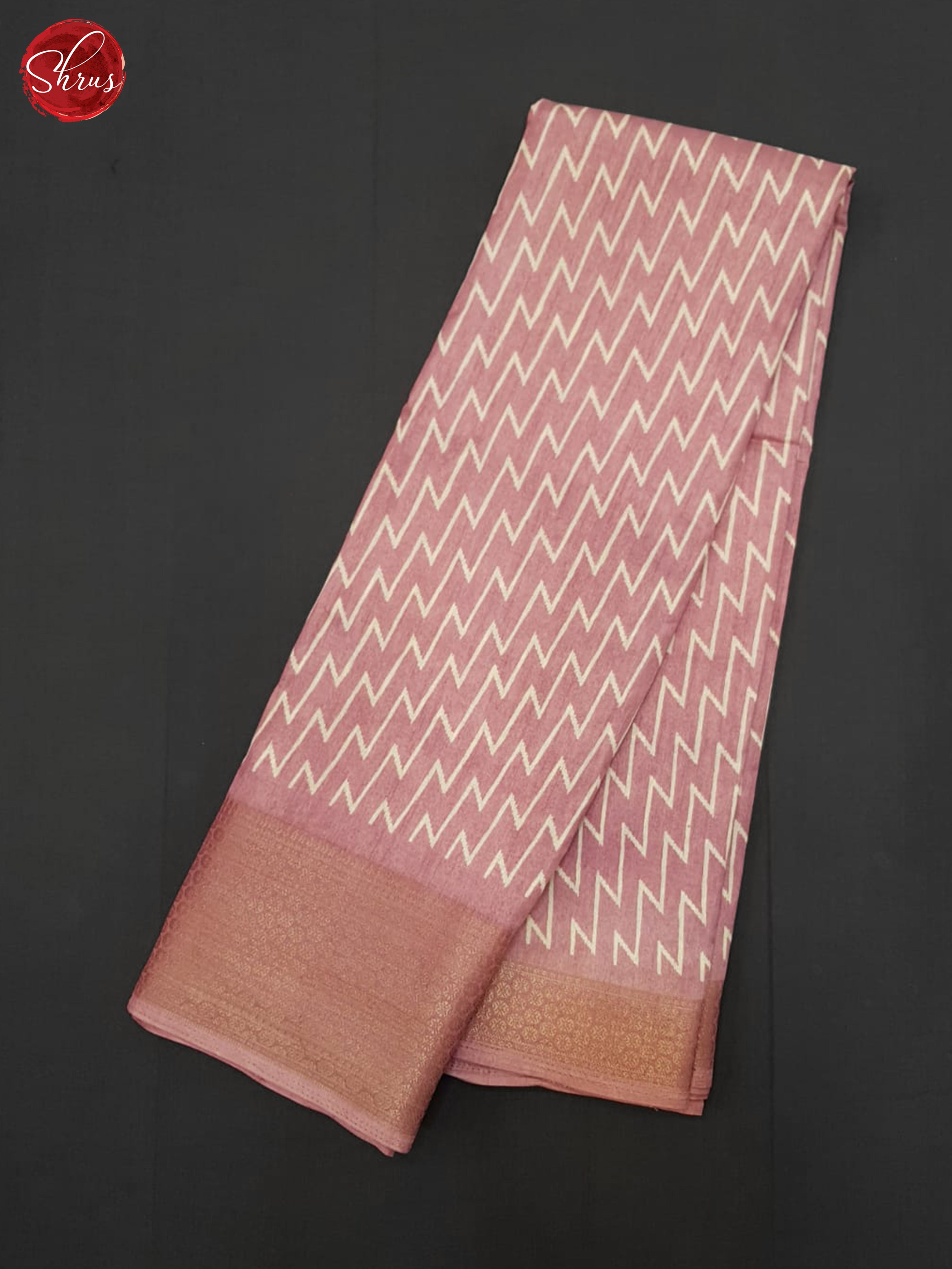 Dusty Pink(Single Tone) - Semi Crepe Saree - Shop on ShrusEternity.com