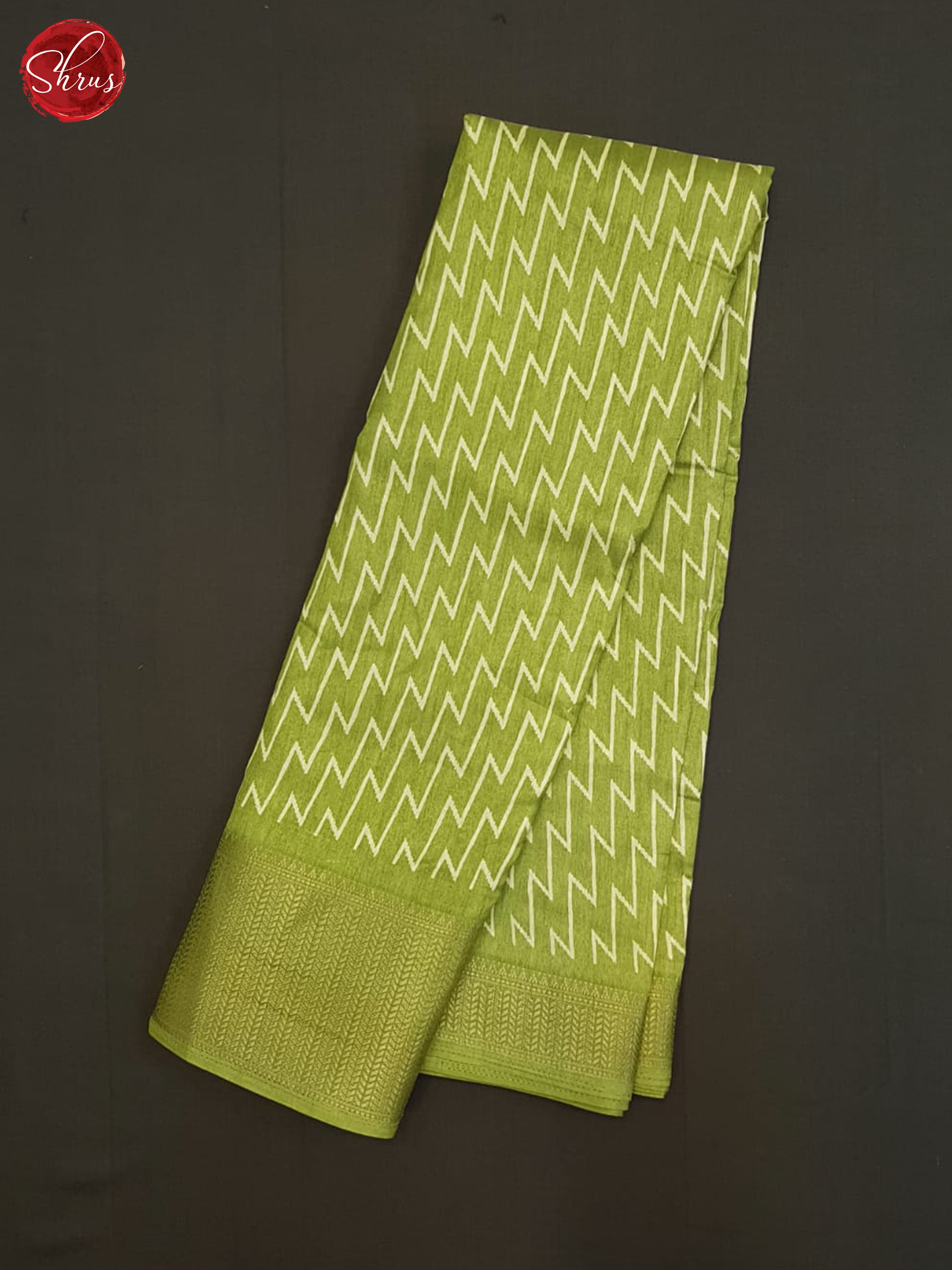 Green(single tone)- Semi Crepe Saree - Shop on ShrusEternity.com