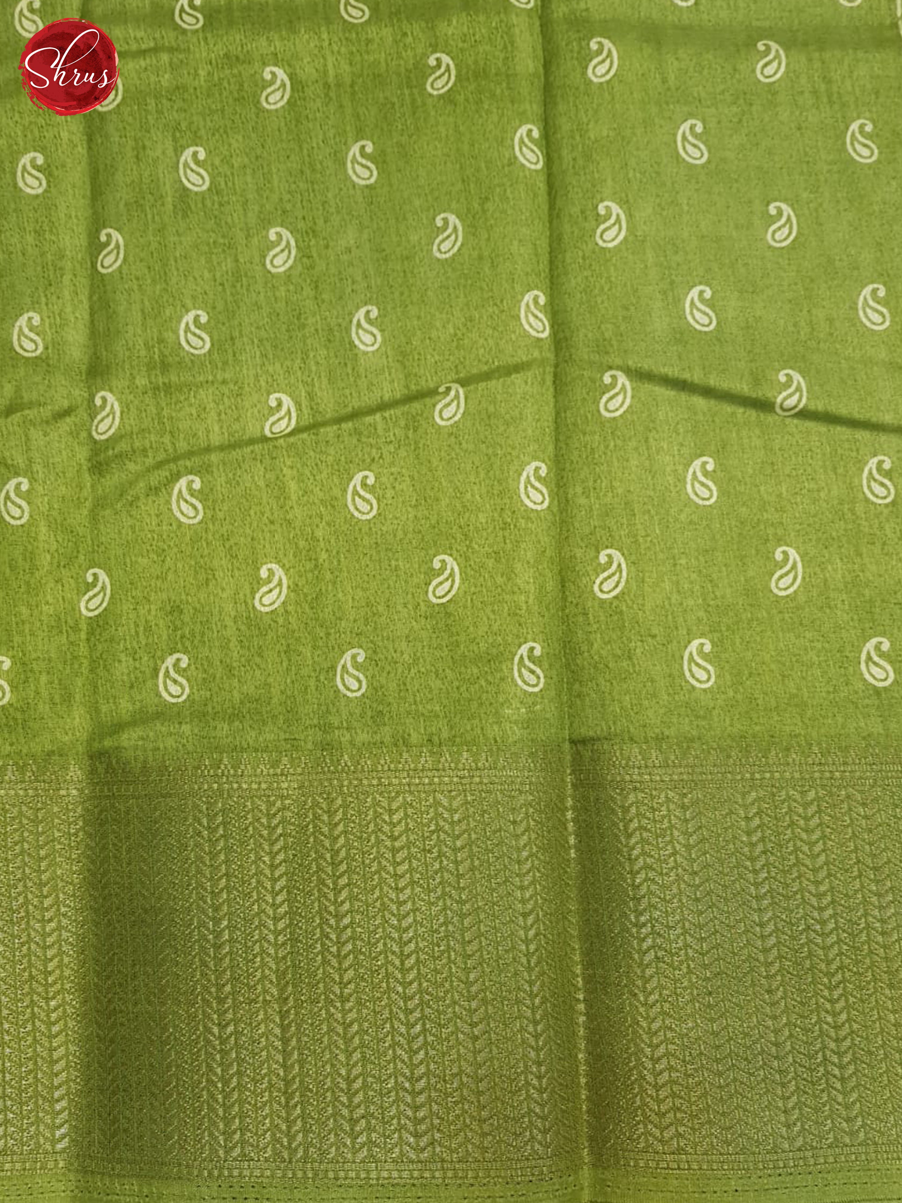 Green(single tone)- Semi Crepe Saree - Shop on ShrusEternity.com