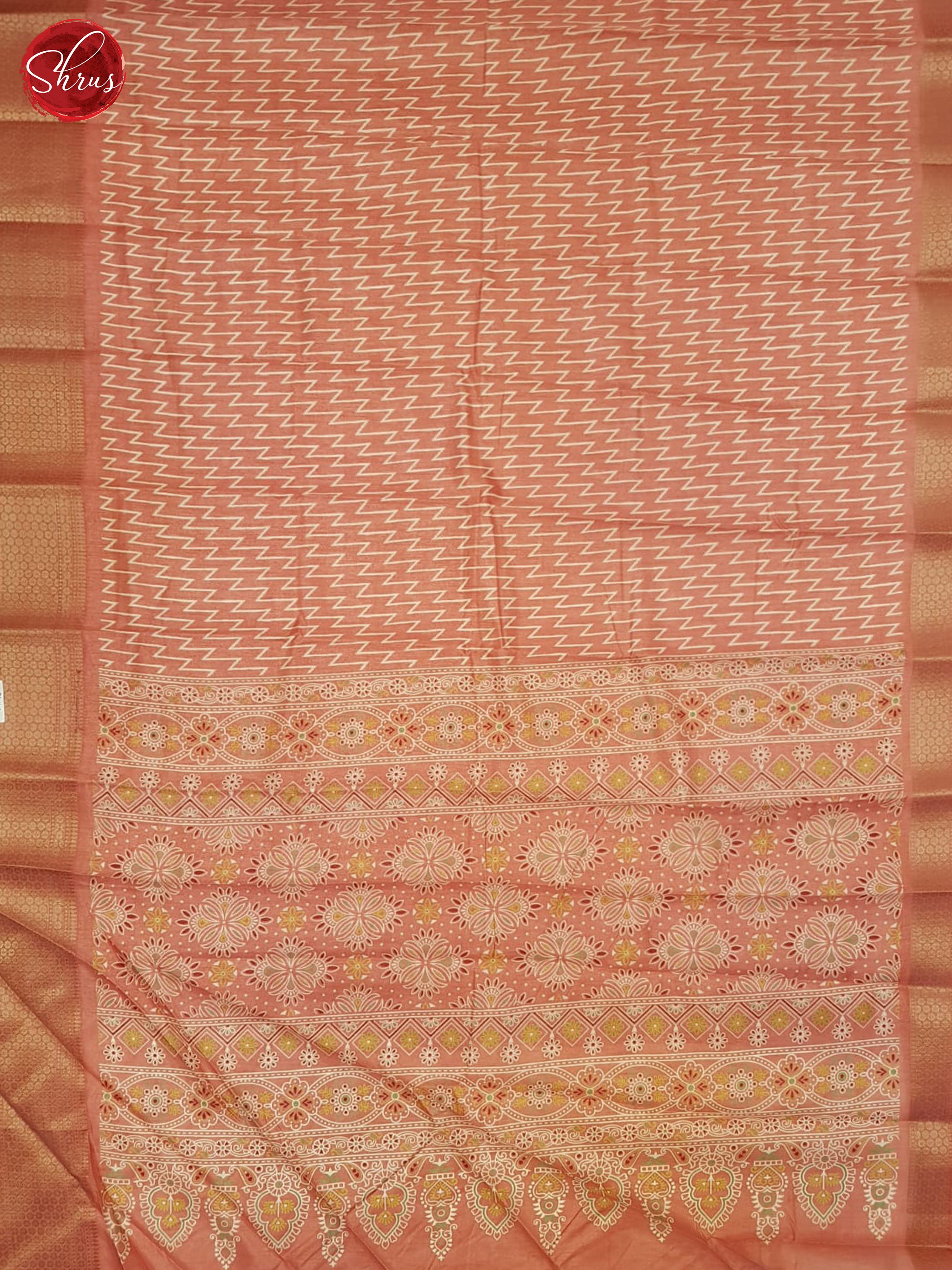 Pink(Single Tone) - Semi Crepe Saree - Shop on ShrusEternity.com