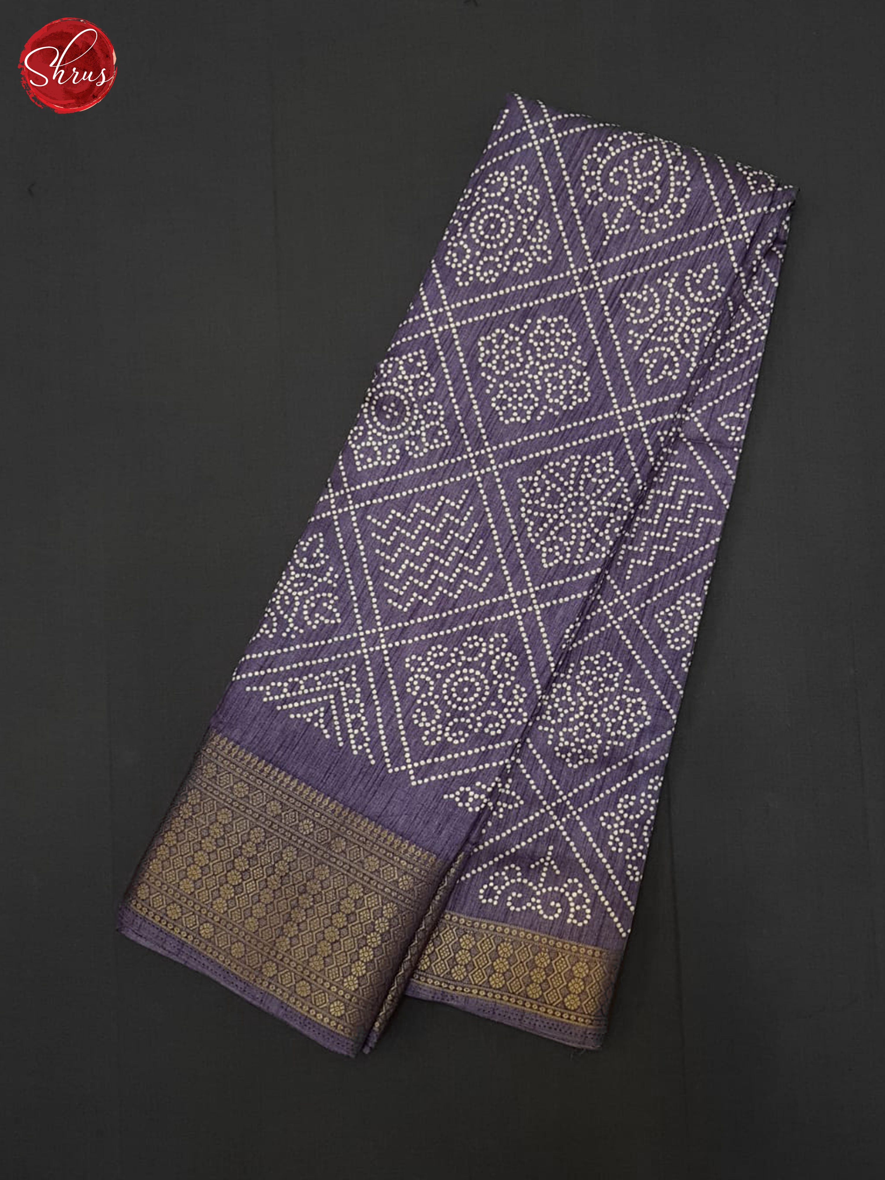 Purple(Single tone)- Semi Crepe Saree - Shop on ShrusEternity.com