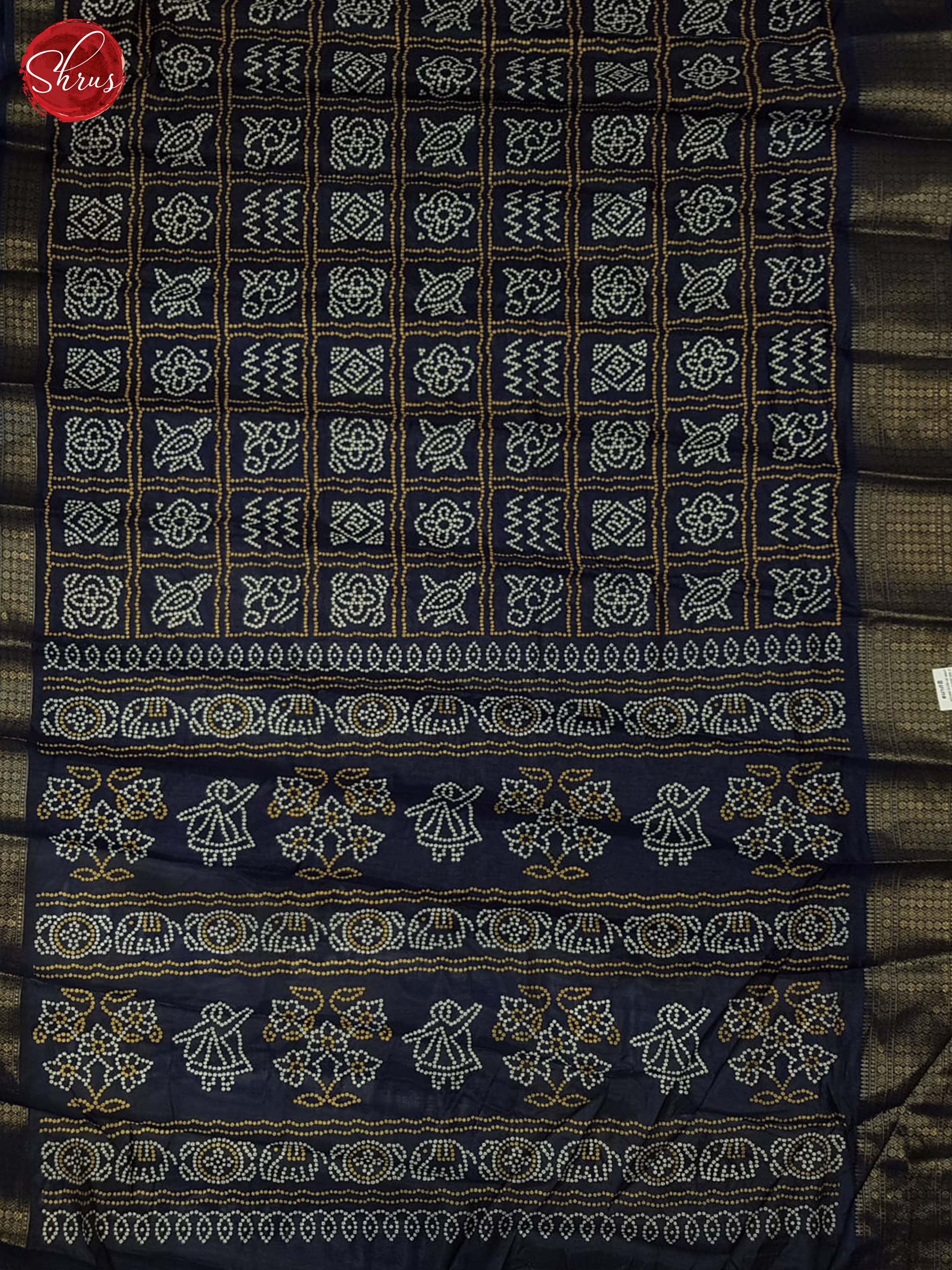 Blue(single tone)-Semi crepe Saree - Shop on ShrusEternity.com