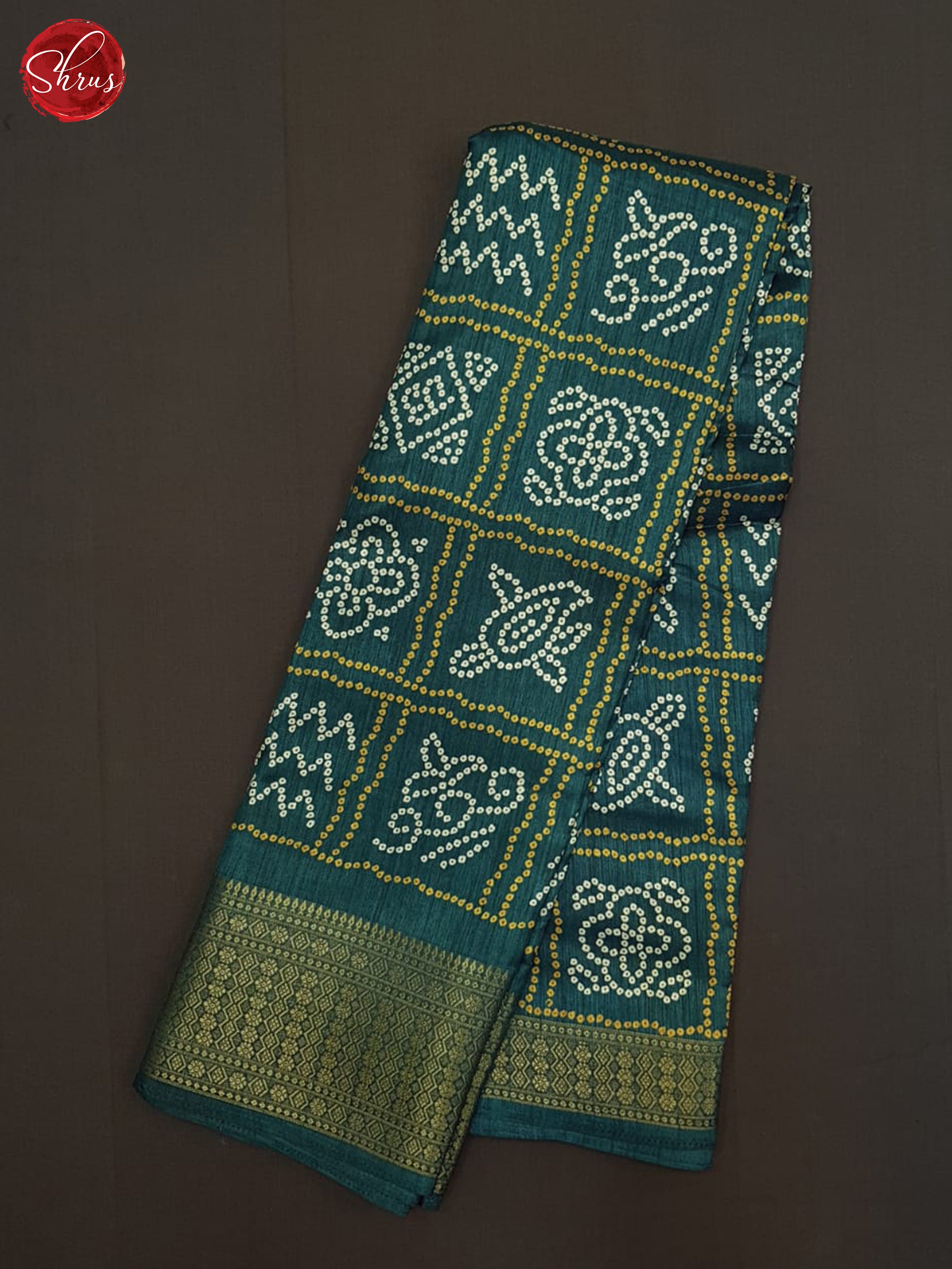 Green(single tone)-Semi Crepe Saree - Shop on ShrusEternity.com