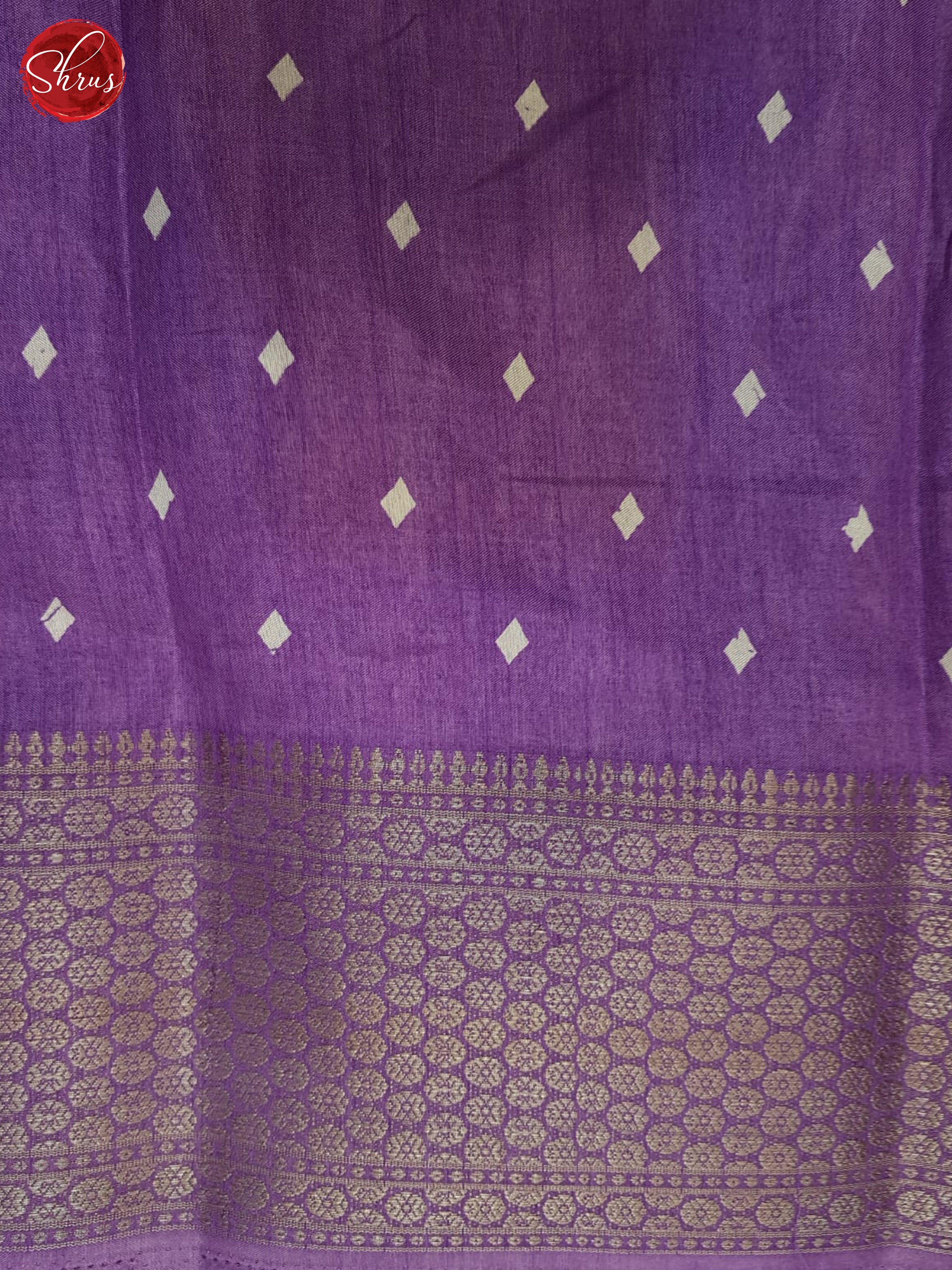 Lavender(Single Tone)- Semi Crepe Saree - Shop on ShrusEternity.com