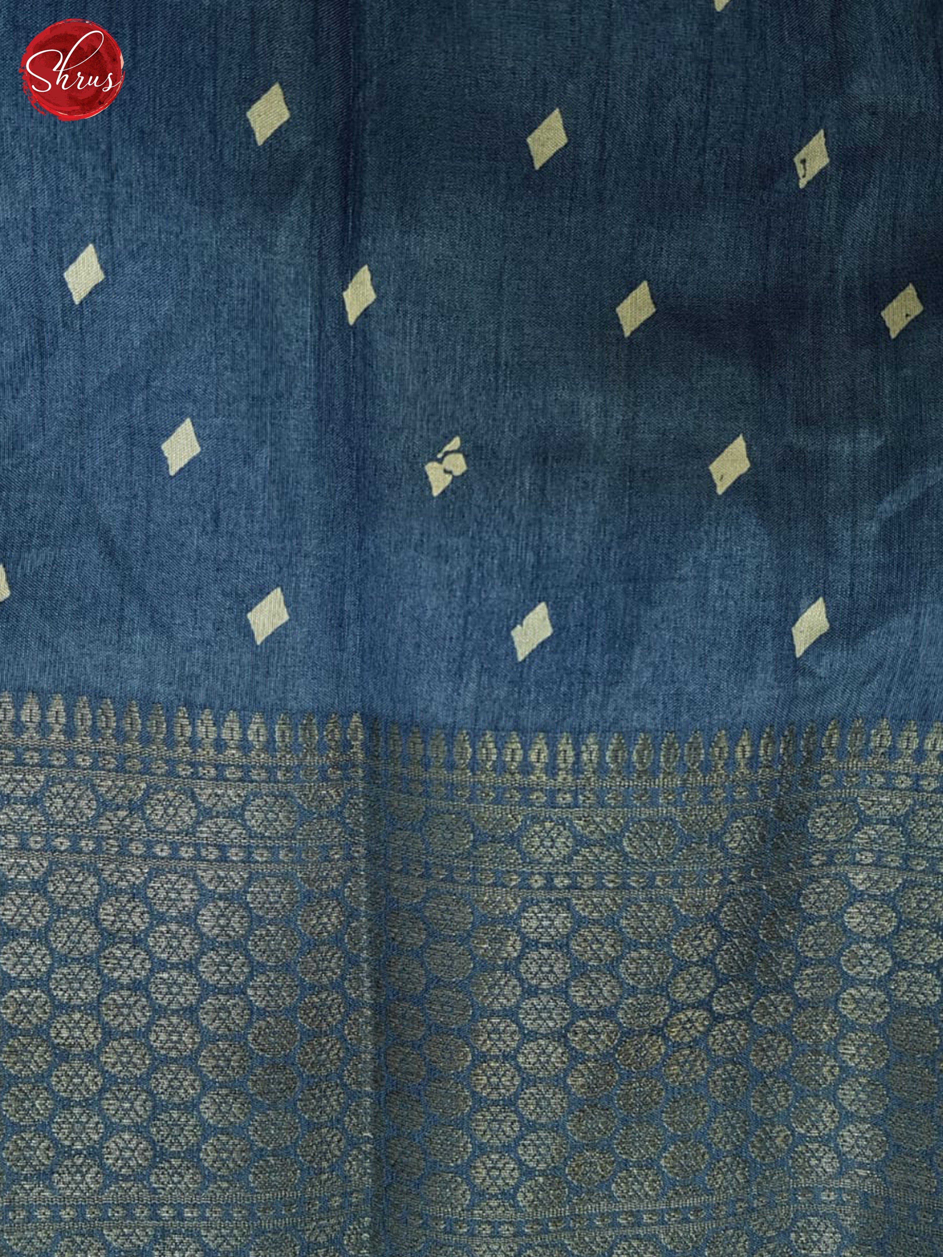 Blue(SIngle Tone)- Semi Crepe Saree - Shop on ShrusEternity.com