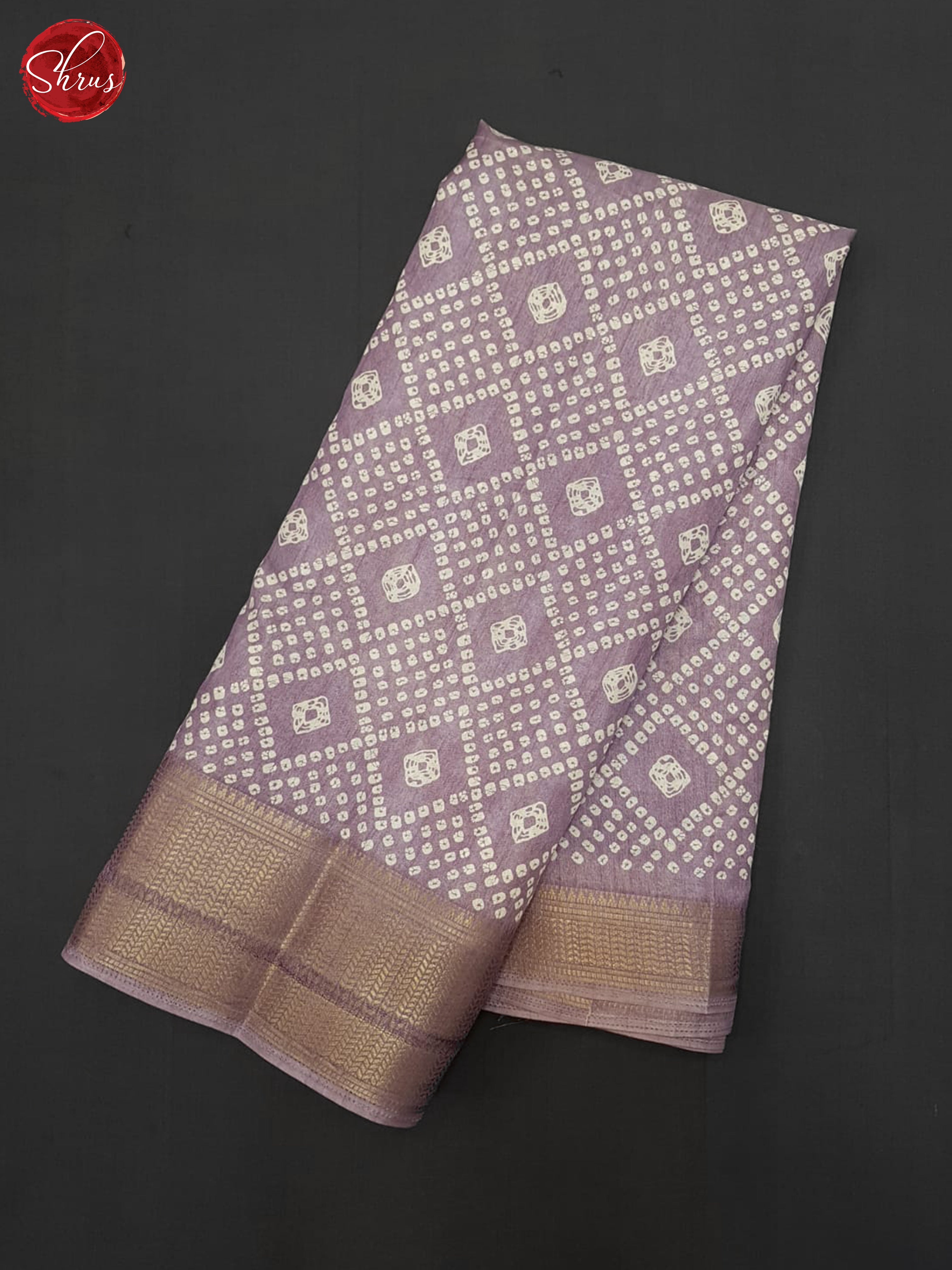 Lavender(Single Tone)- Semi Crepe Saree - Shop on ShrusEternity.com